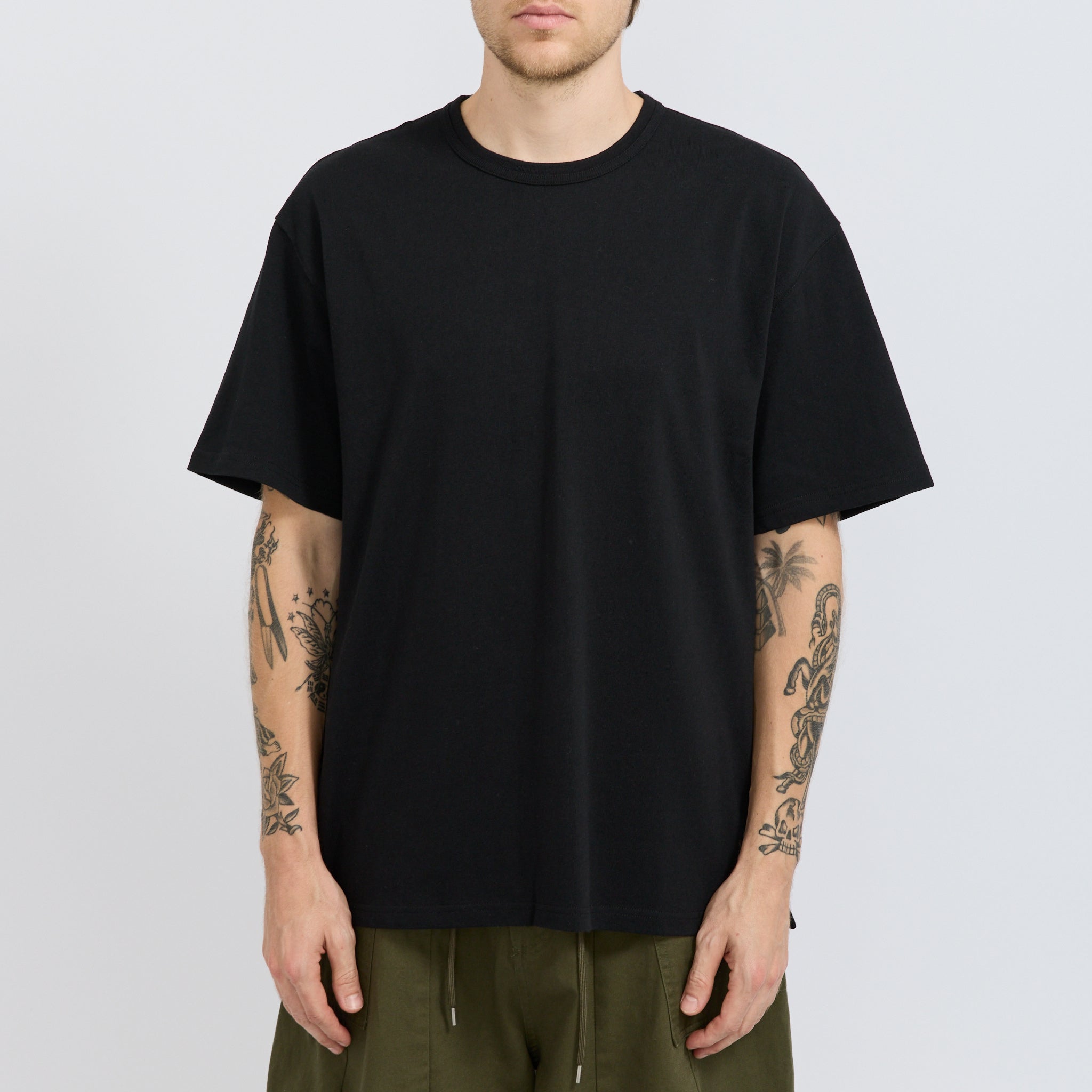 Frizmworks | OG Double Rib Oversized Tee Black | Maplestore
