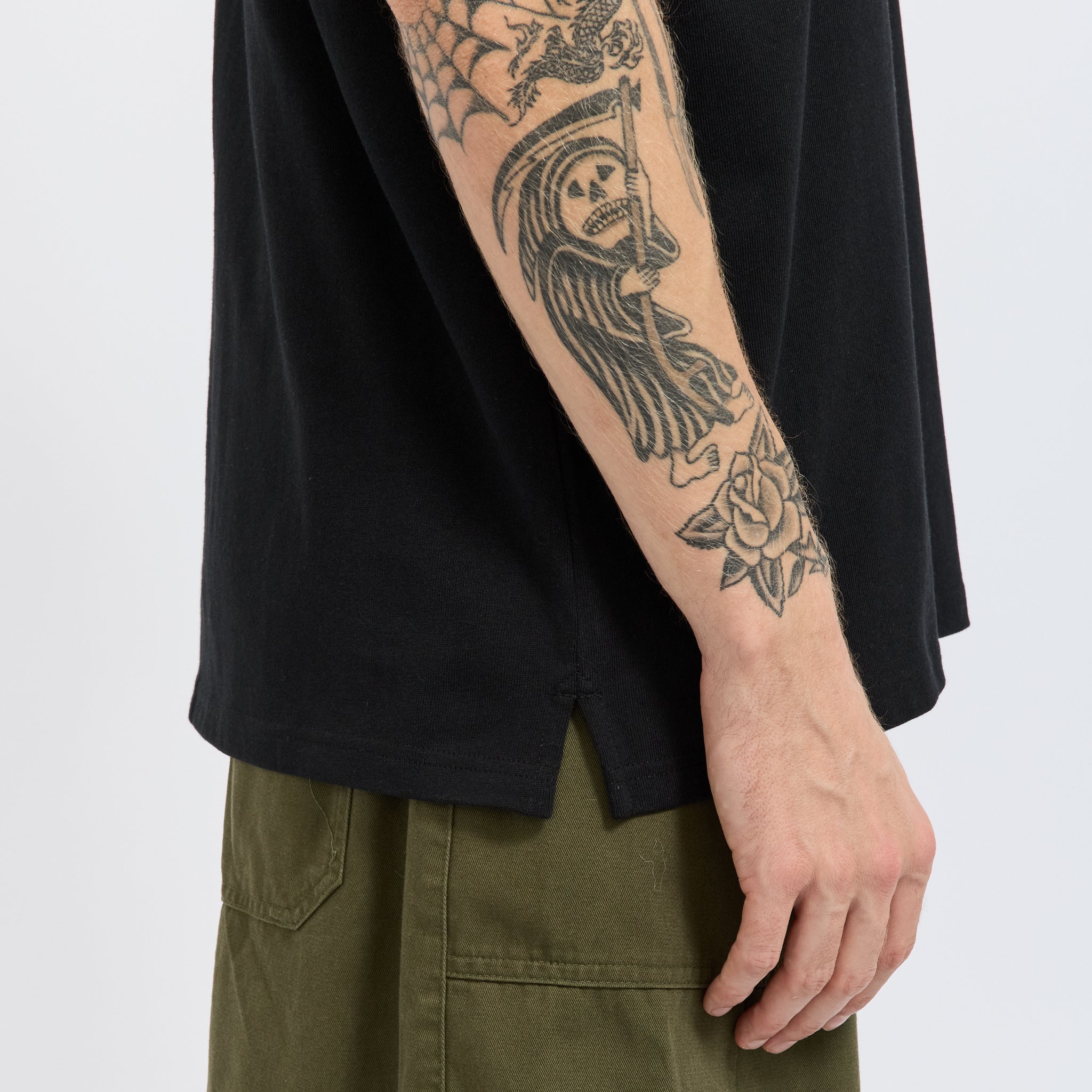 Frizmworks | OG Double Rib Oversized Tee Black | Maplestore