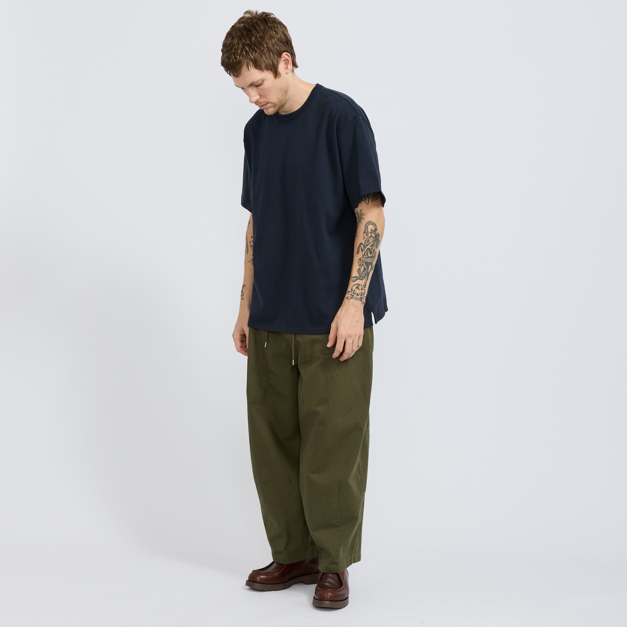 Frizmworks | OG Double Rib Oversized Tee Navy | Maplestore