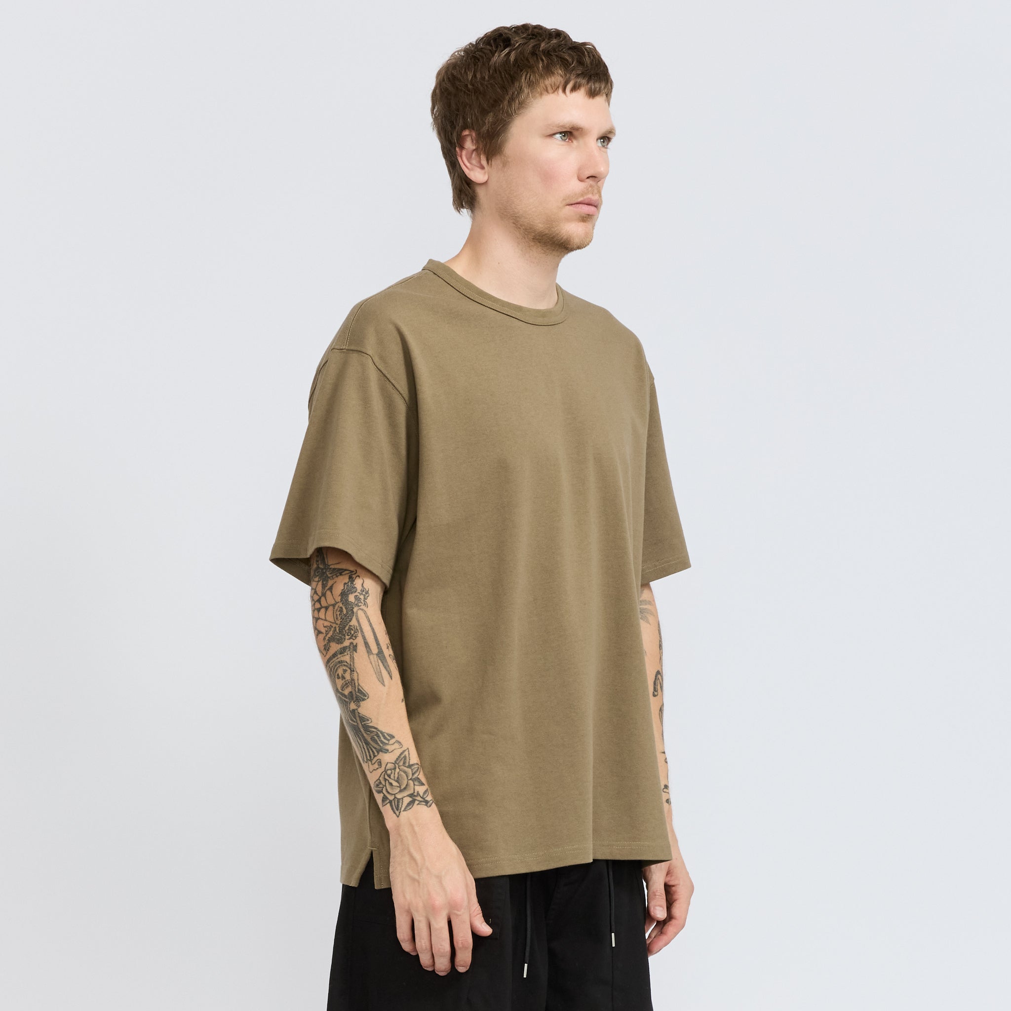 Frizmworks | OG Double Rib Oversized Tee Mud | Maplestore