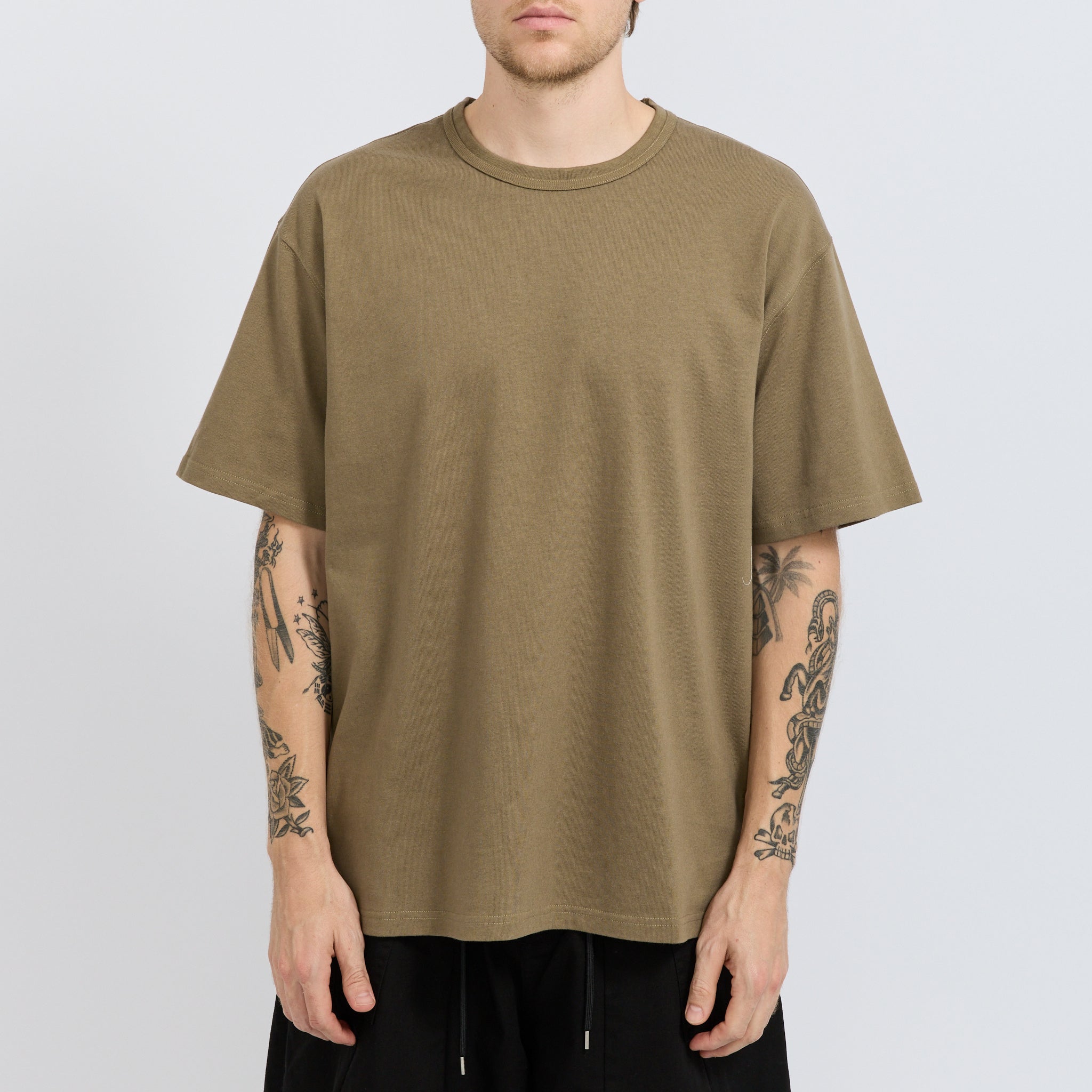 Frizmworks | OG Double Rib Oversized Tee Mud | Maplestore