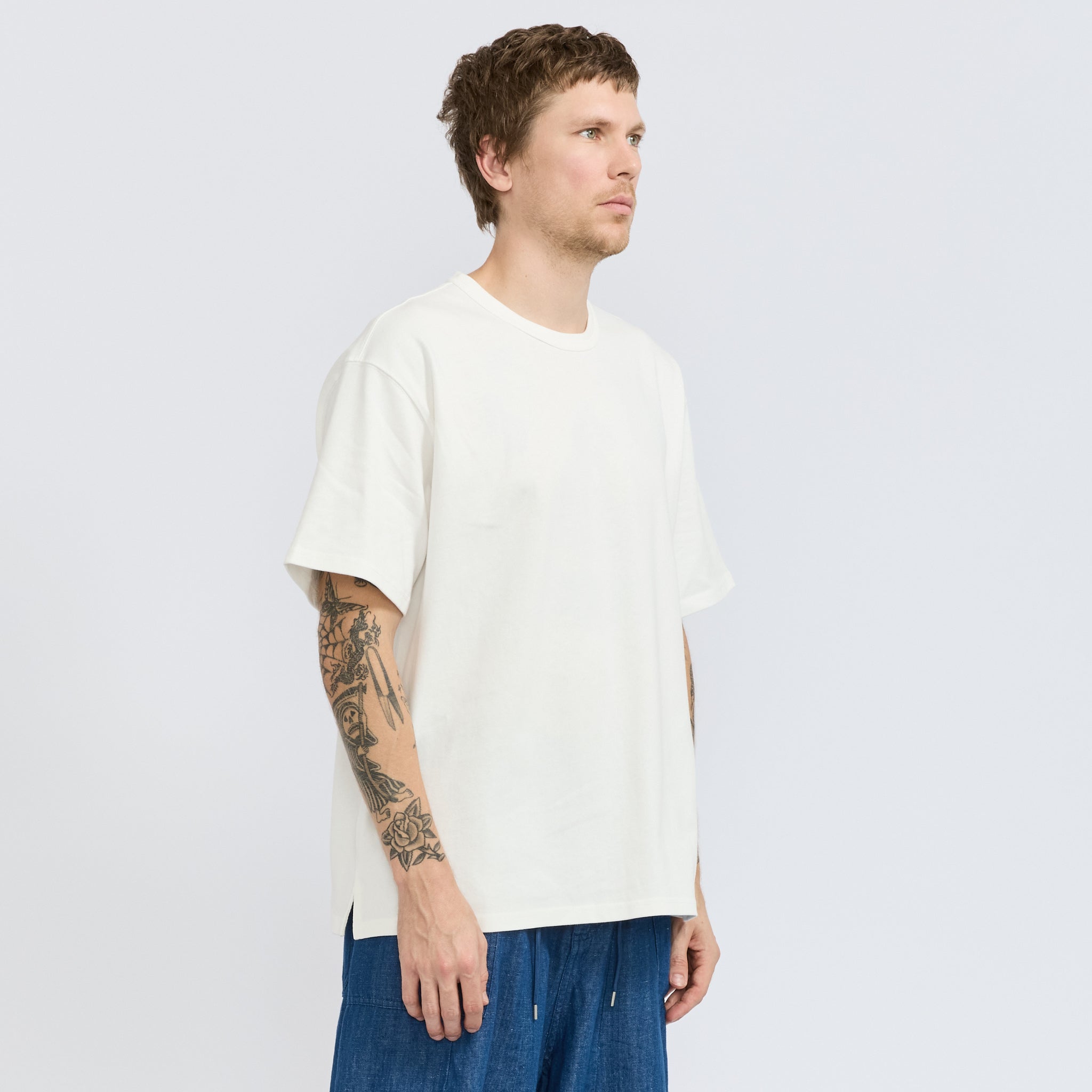 Frizmworks | OG Double Rib Oversized Tee White | Maplestore