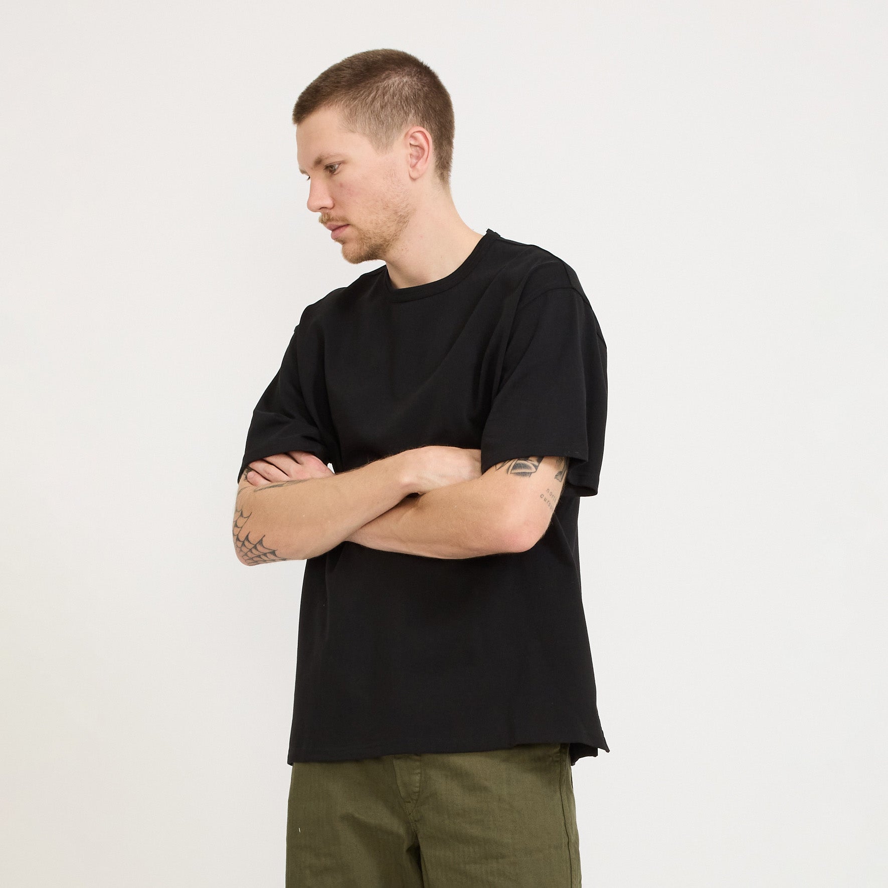 OG Double Rib Oversized Tee Black