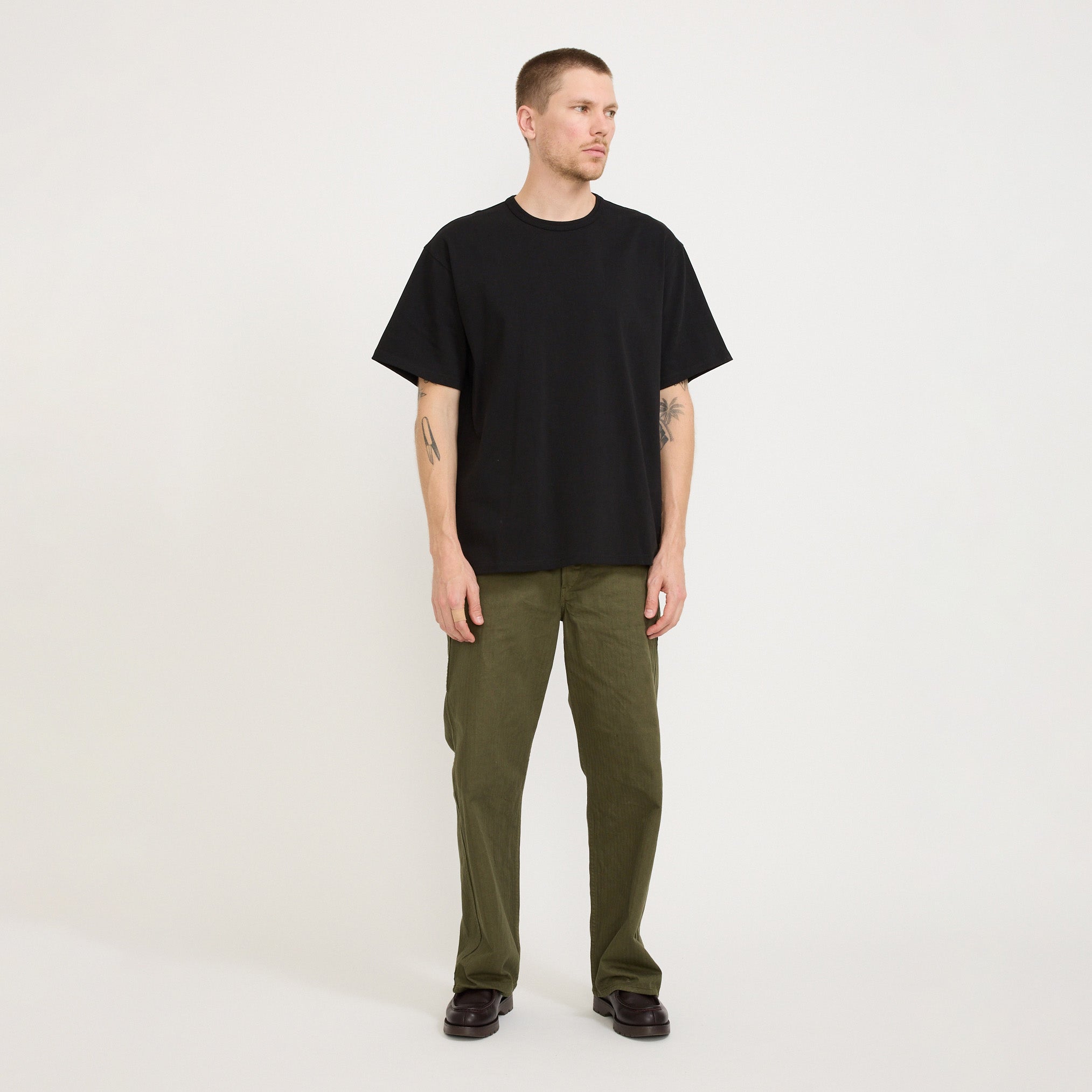 OG Double Rib Oversized Tee Black