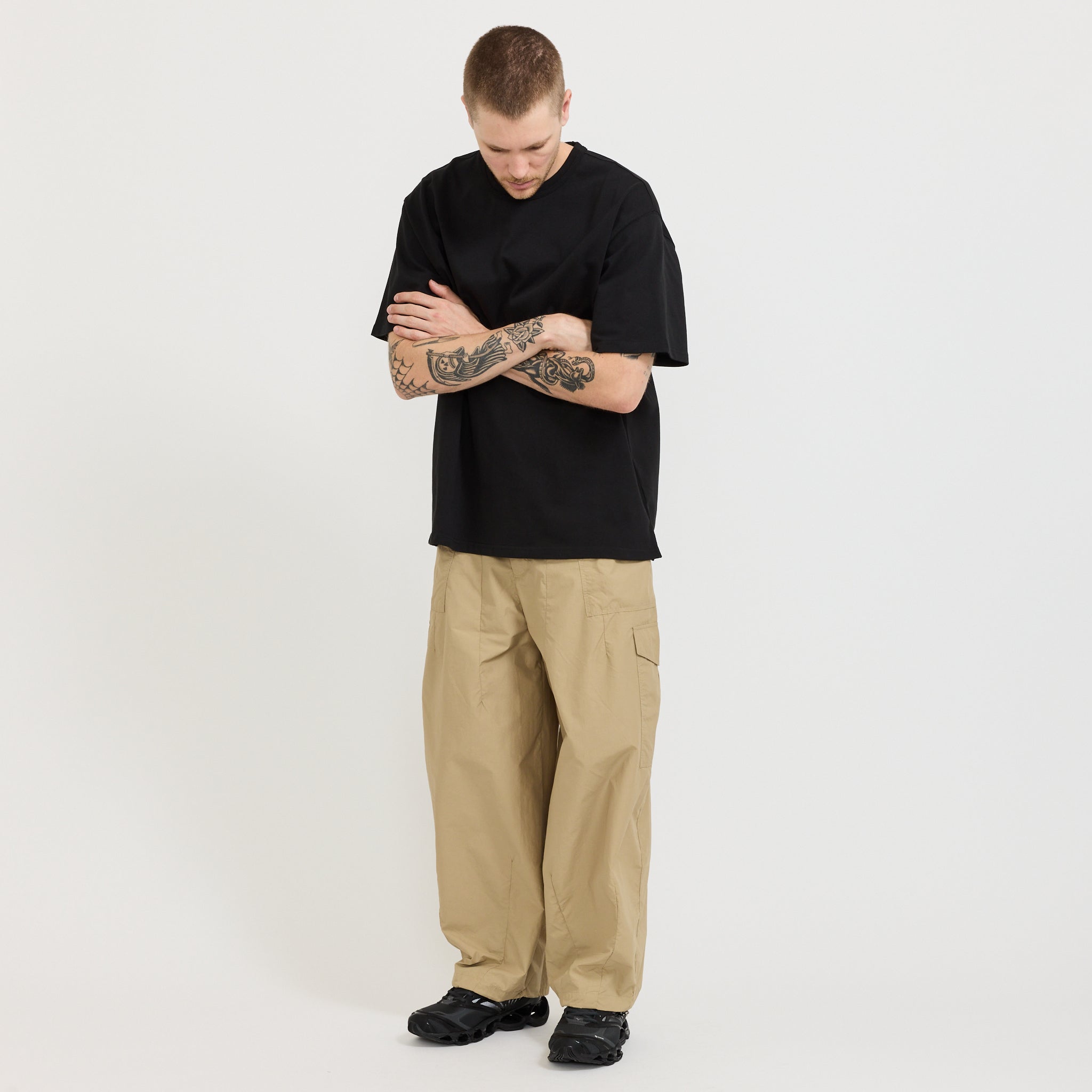 Frizmworks | OG Double Rib Oversized Tee Black | Maplestore