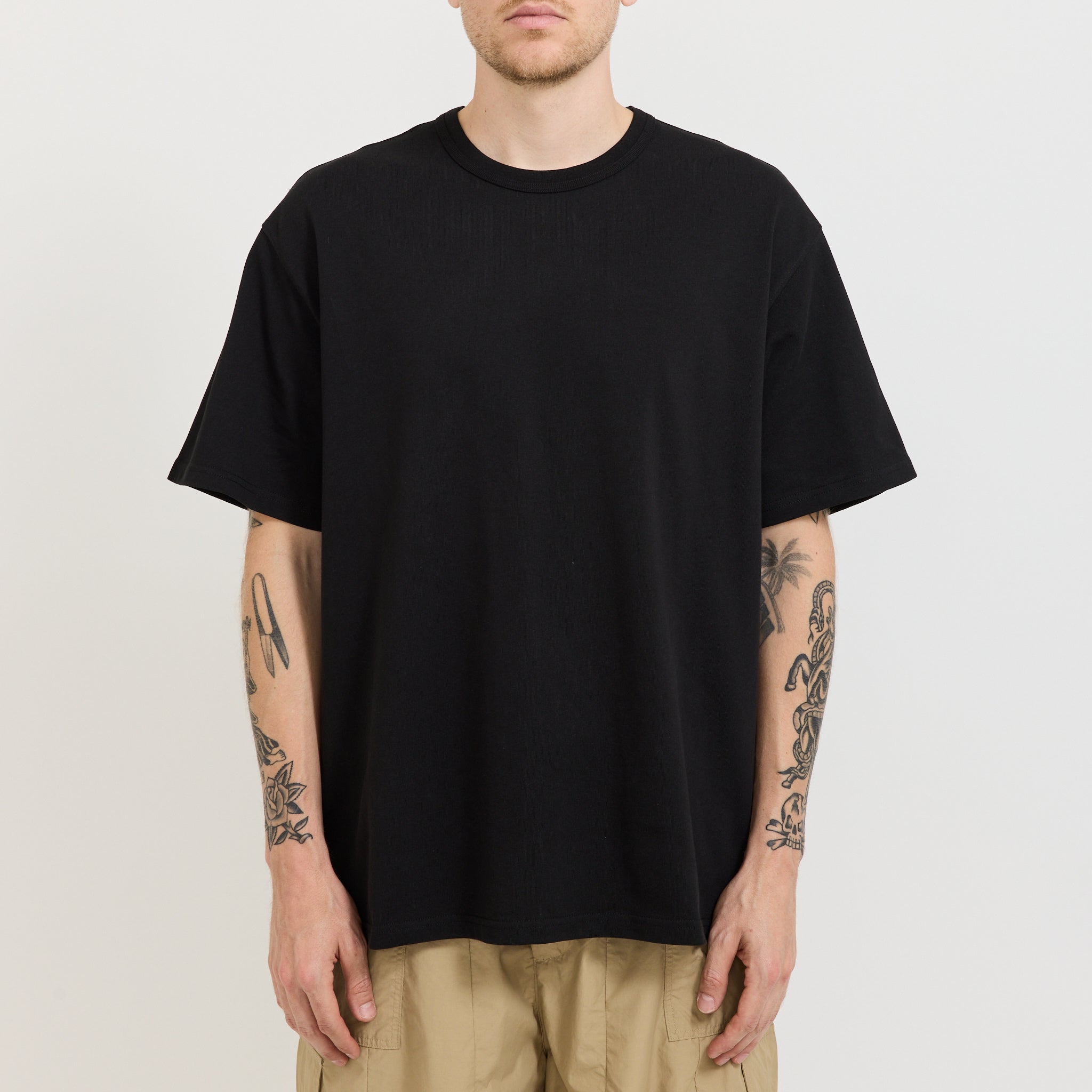 Frizmworks | OG Double Rib Oversized Tee Black | Maplestore