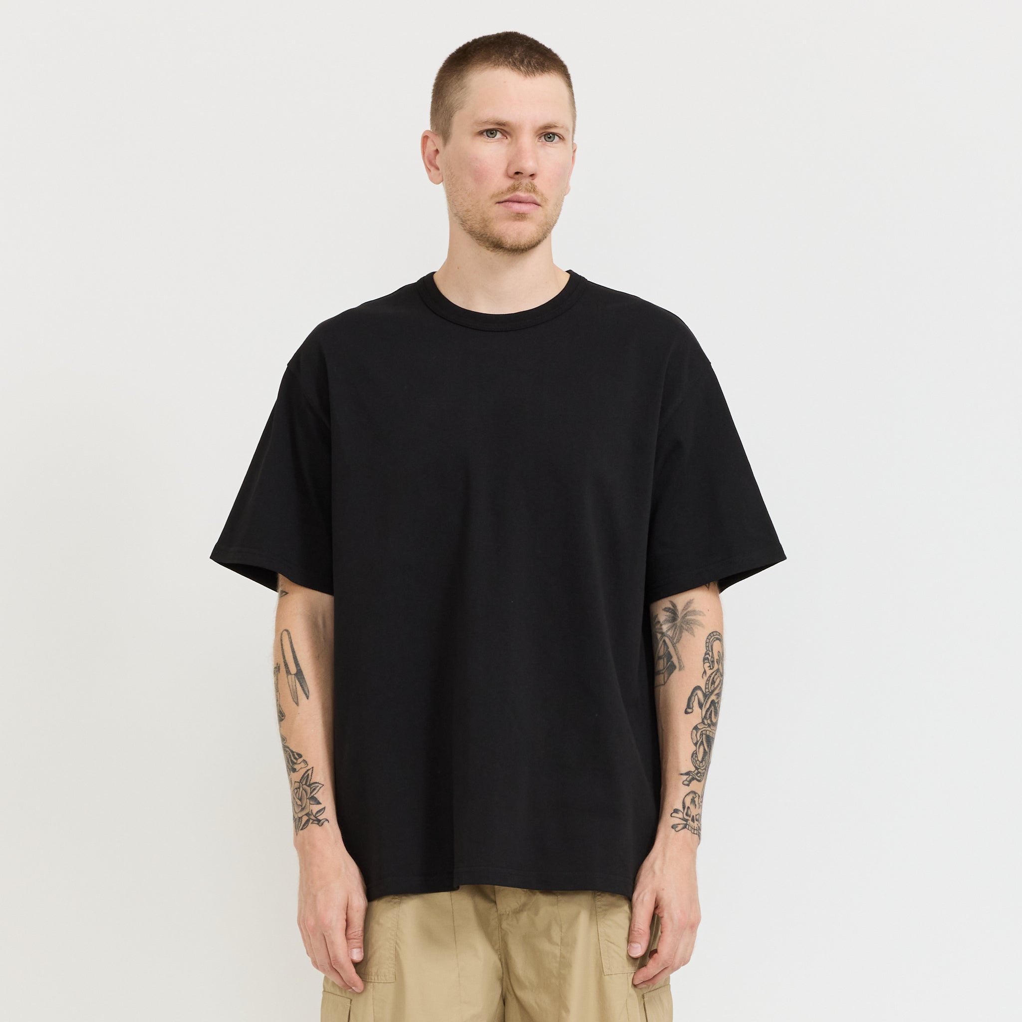 Frizmworks | OG Double Rib Oversized Tee Black | Maplestore