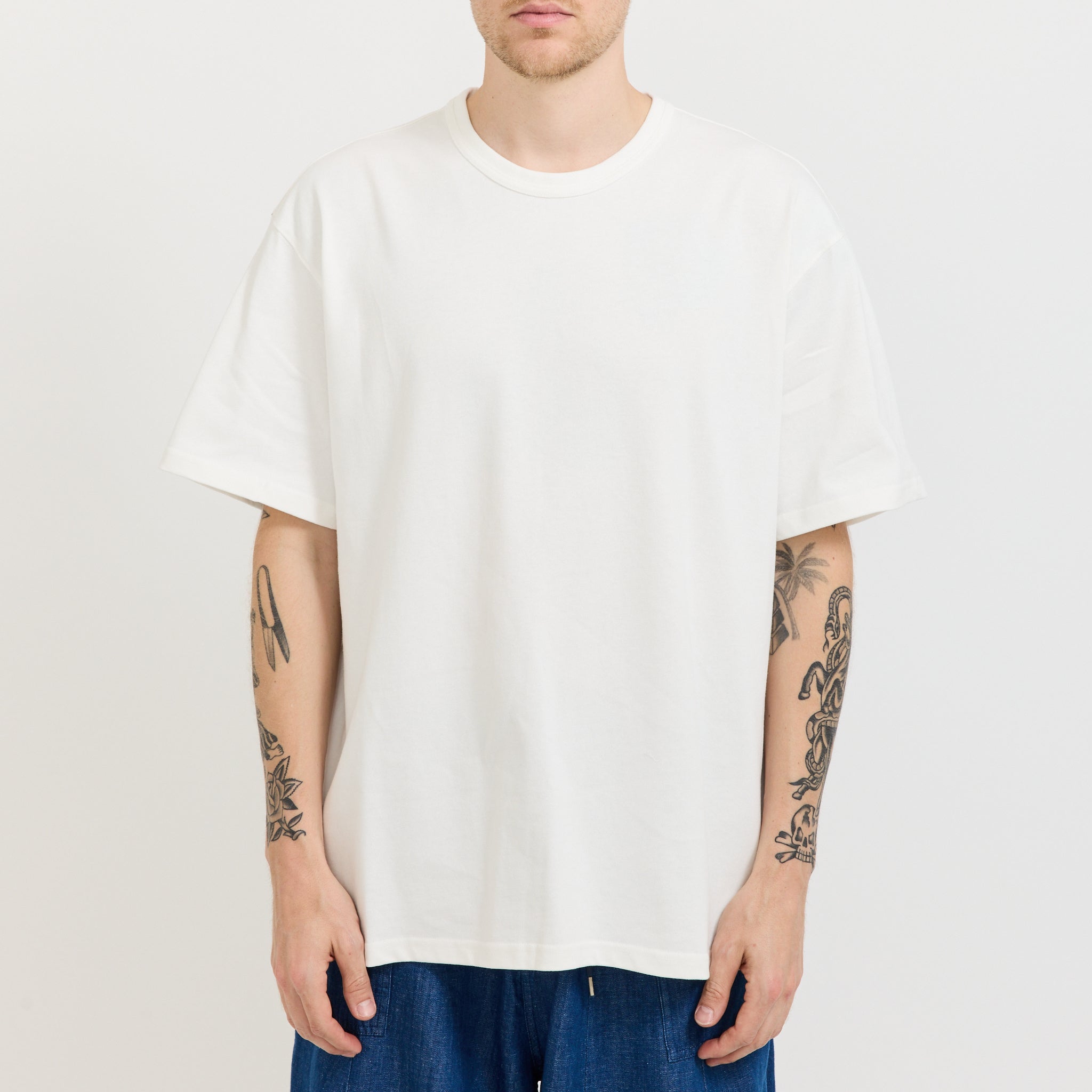 Frizmworks | OG Double Rib Oversized Tee White | Maplestore