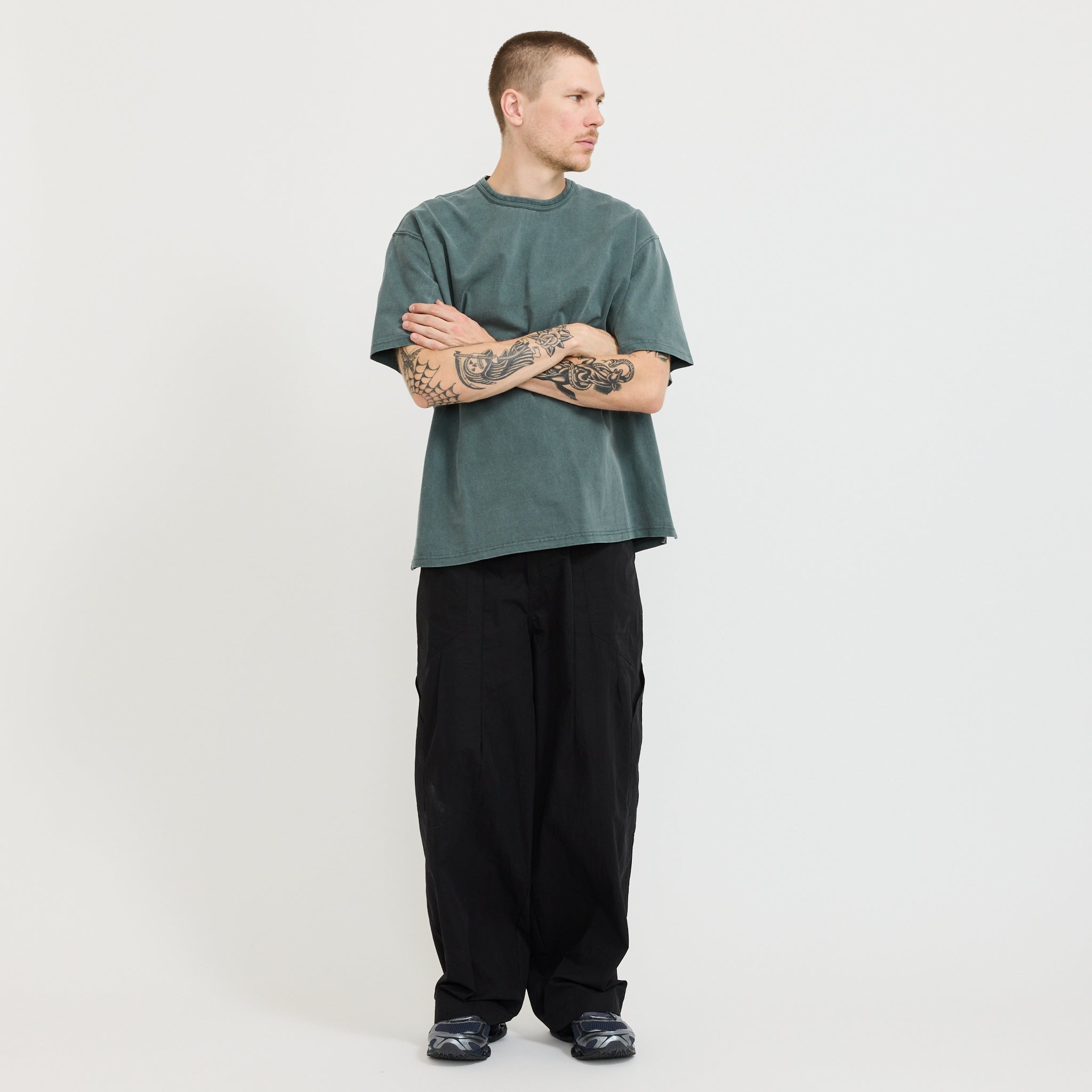 Frizmworks | OG Pigment Dyeing Half Tee Dark Green | Maplestore
