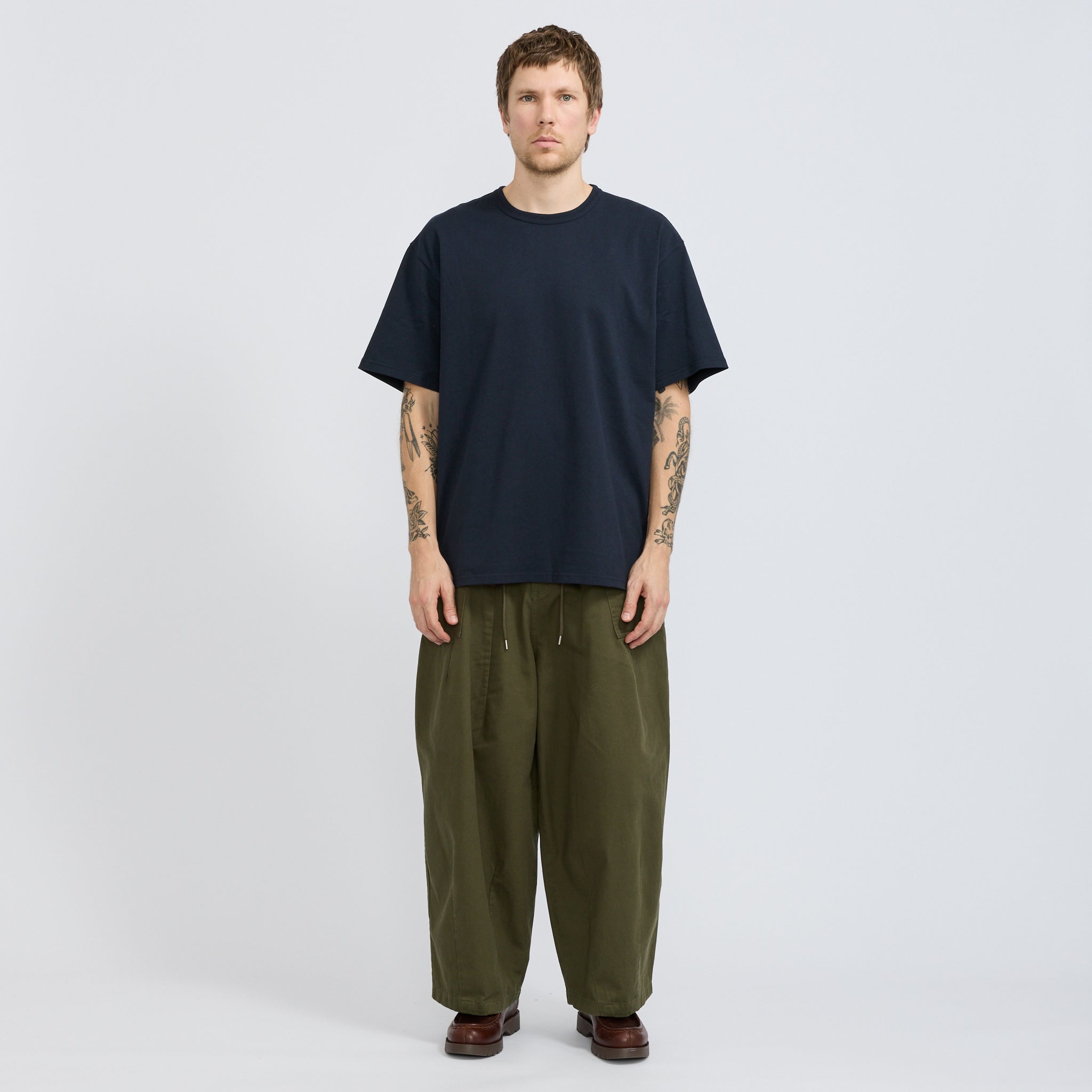 Frizmworks | Twill Balloon Pants Olive | Maplestore