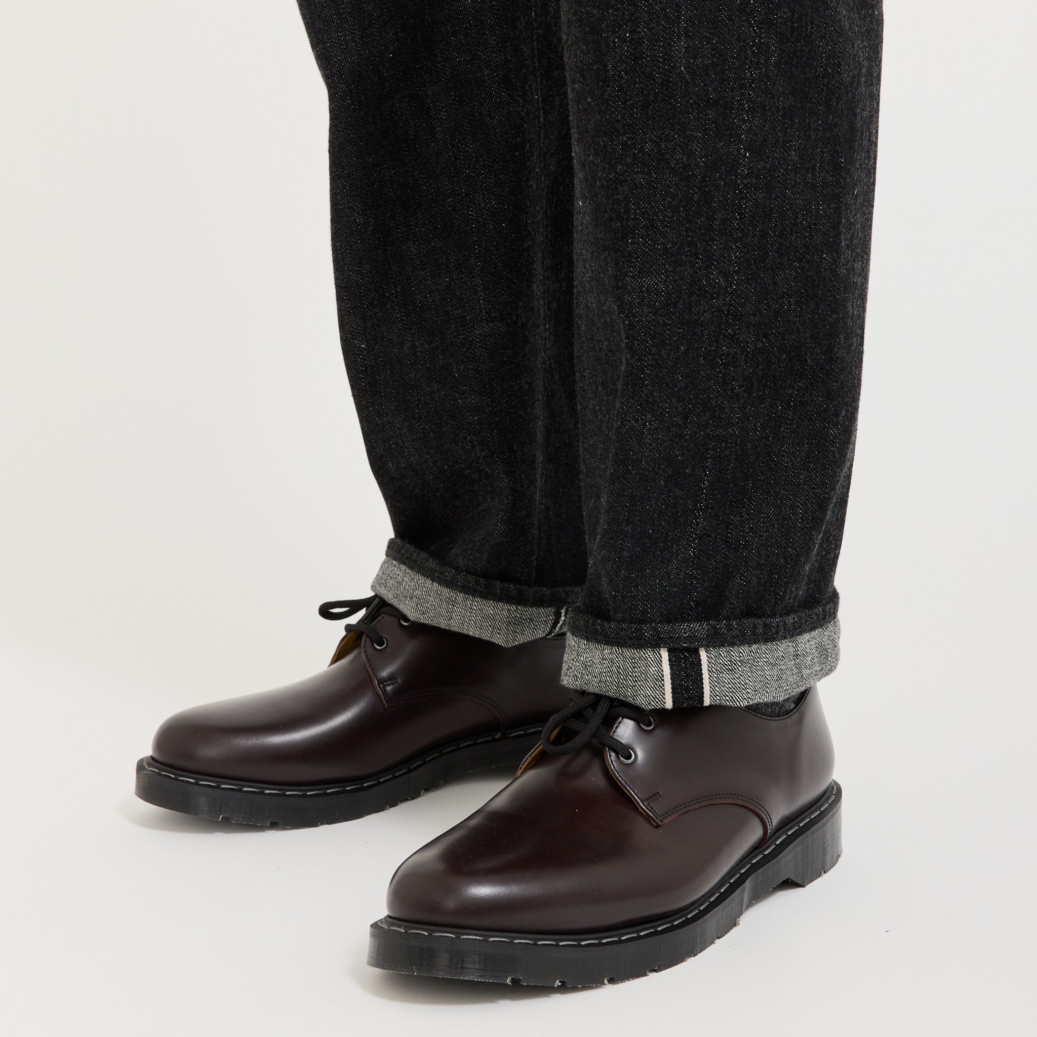 Wide Black Selvedge Denim