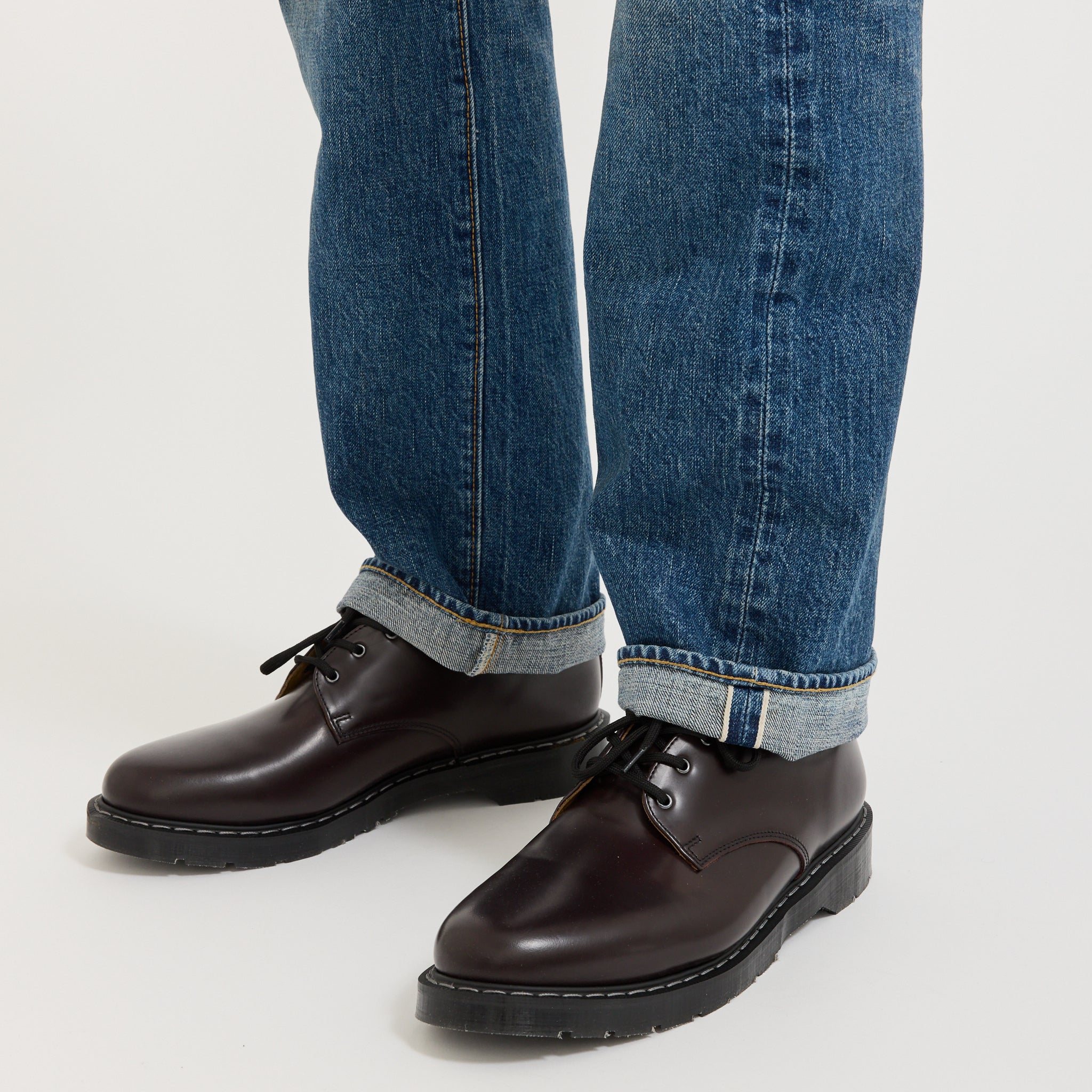 Straight Denim Fade Indigo Blue