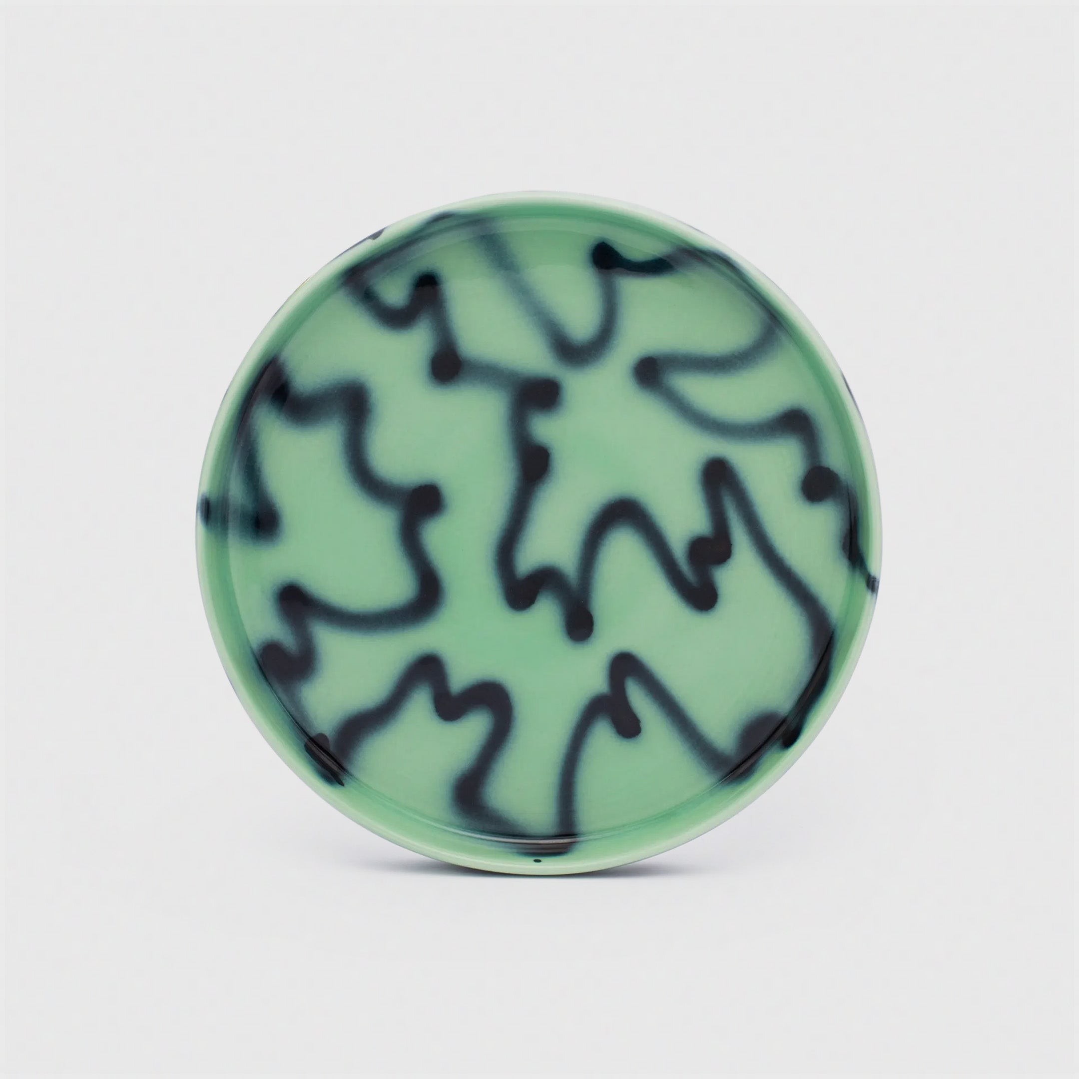 Baby Plate Green Pizza