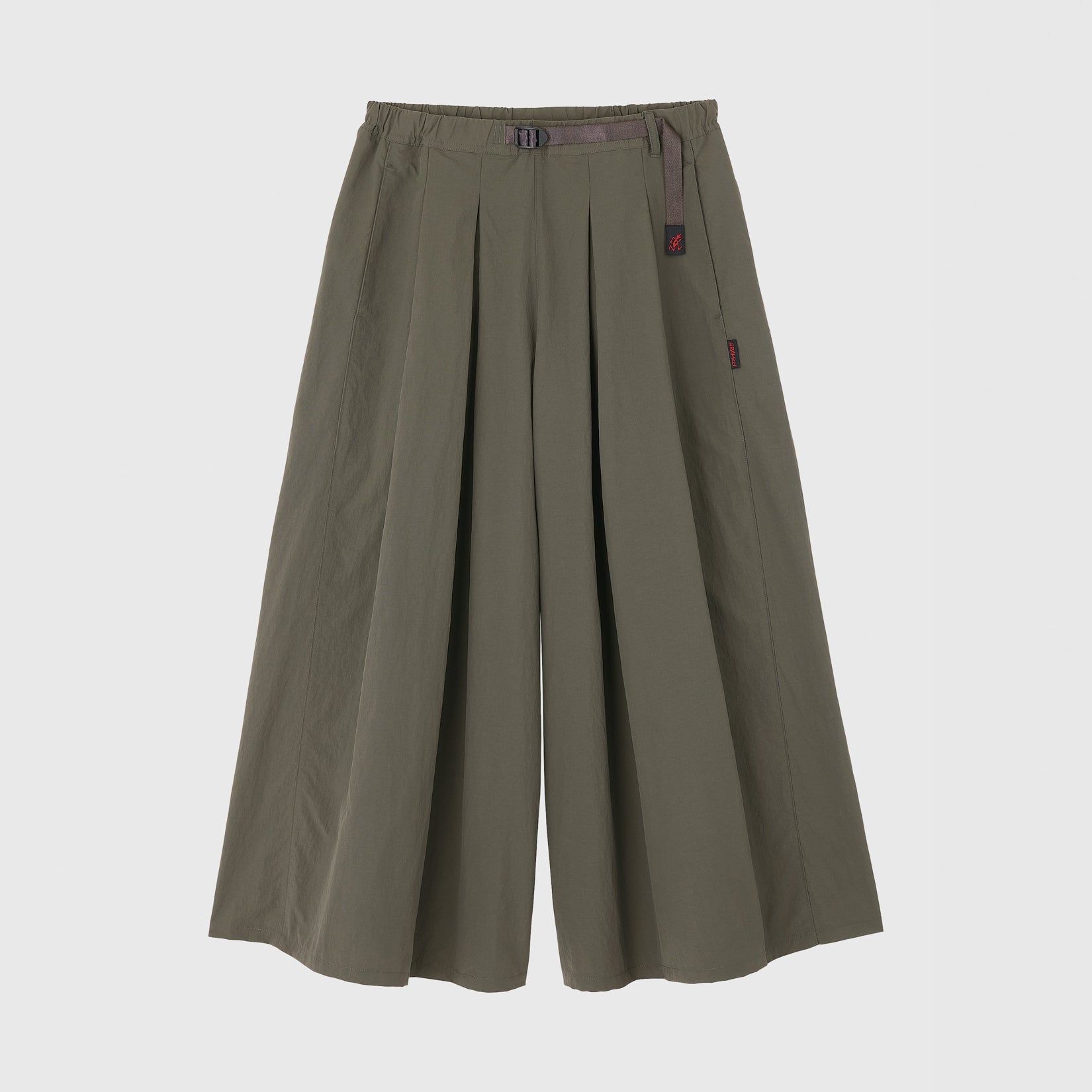 Nylon Flare Pant Burnt Olive