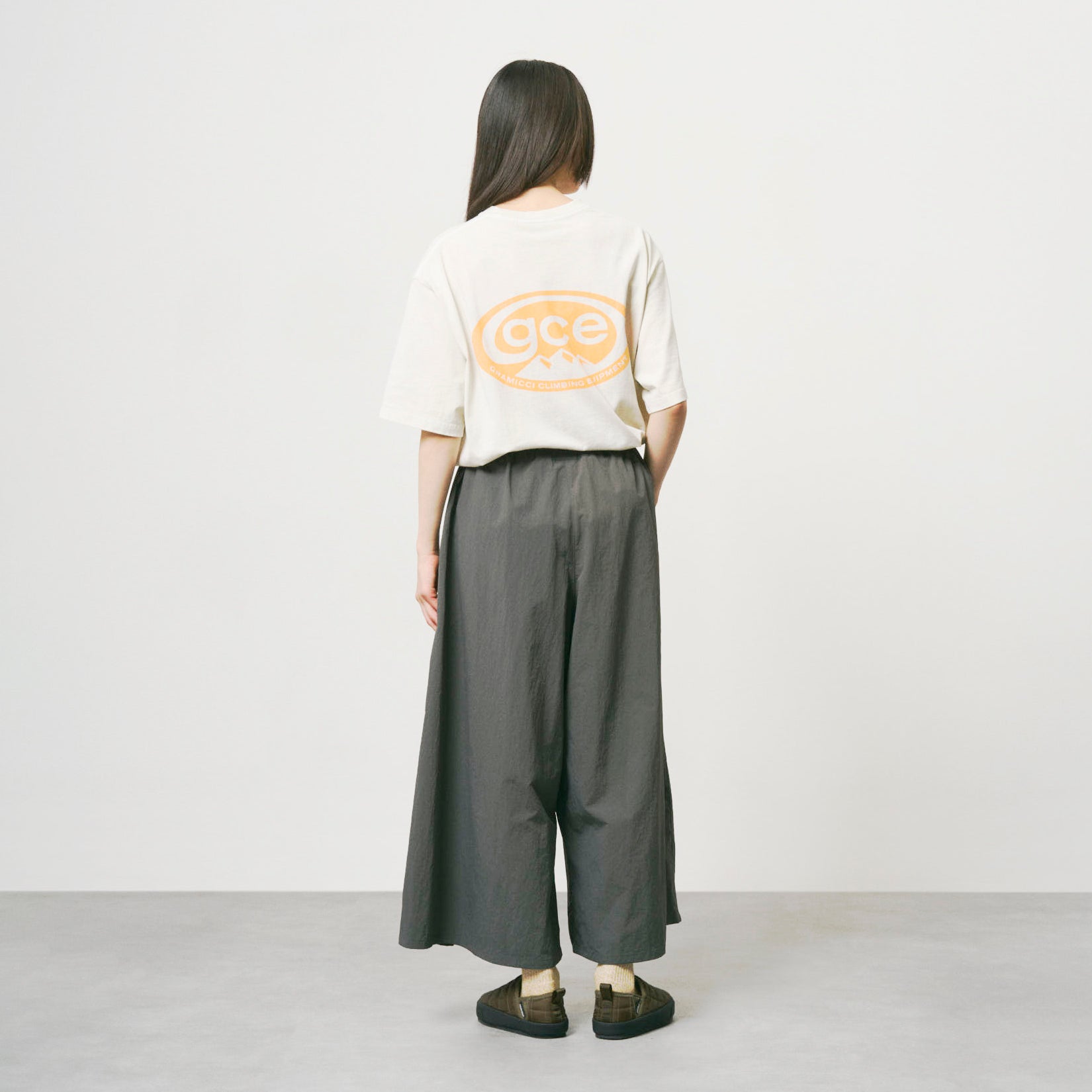 Nylon Flare Pant Carbon