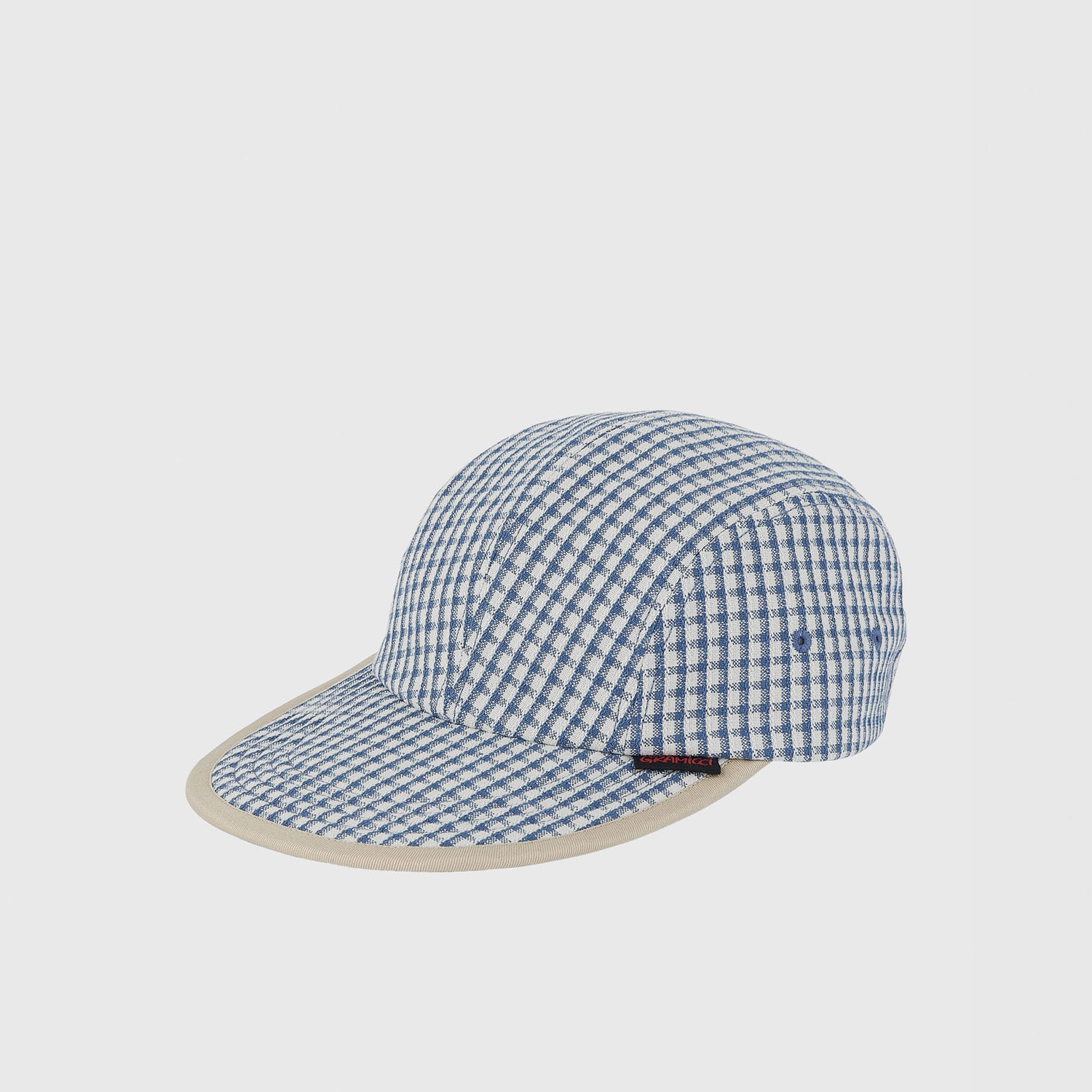 Dobby Plaid Long Bill Cap Royal