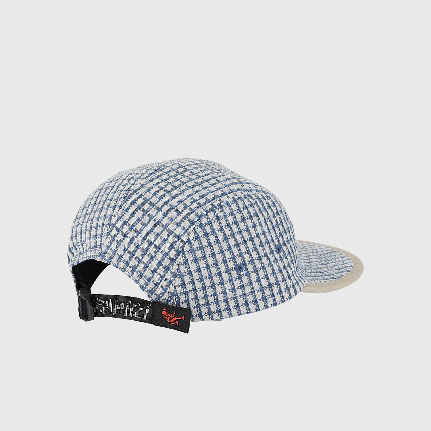 Dobby Plaid Long Bill Cap Royal