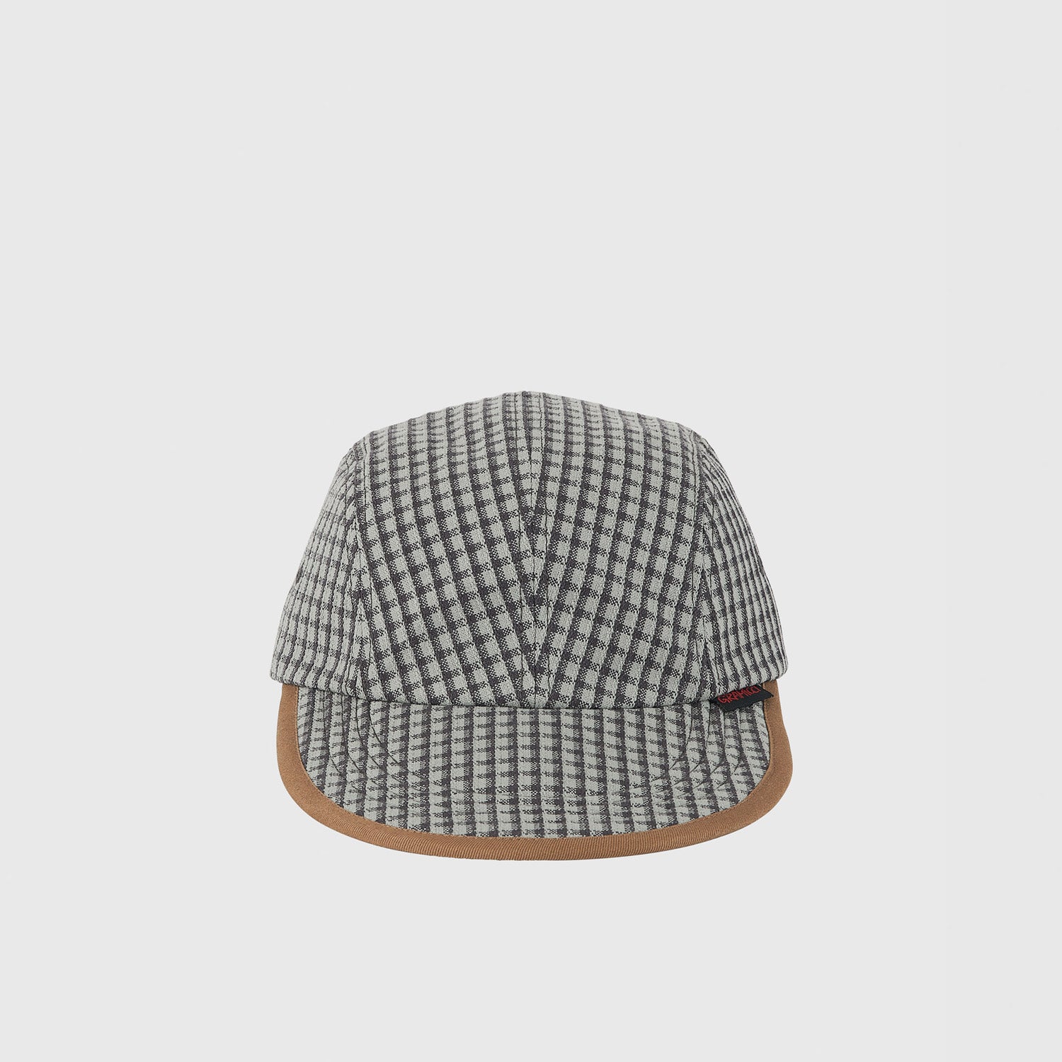Dobby Plaid Long Bill Cap Stone