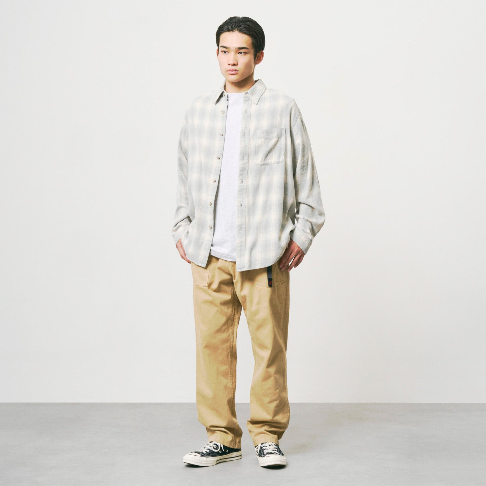 Piled Flannel Shirt Storm