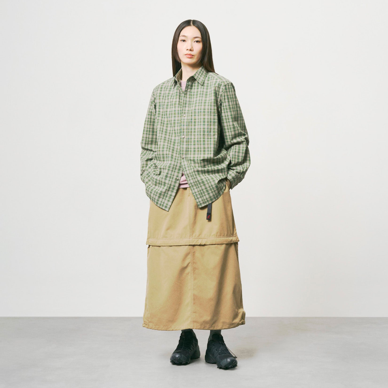 Heavy Weight Checkered Shirt Forest