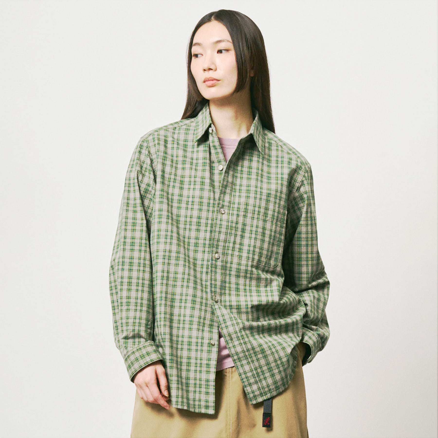 Heavy Weight Checkered Shirt Forest