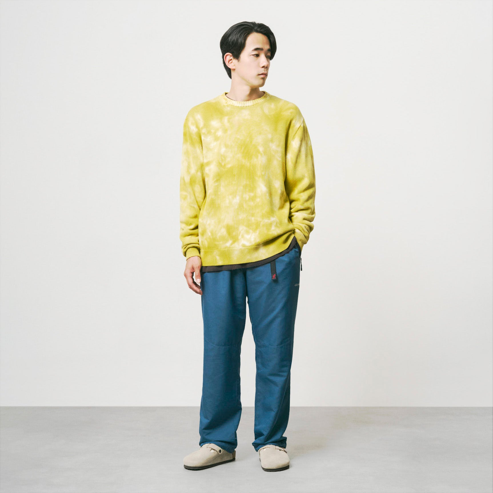 Cotton Knit Crew Sun Fade