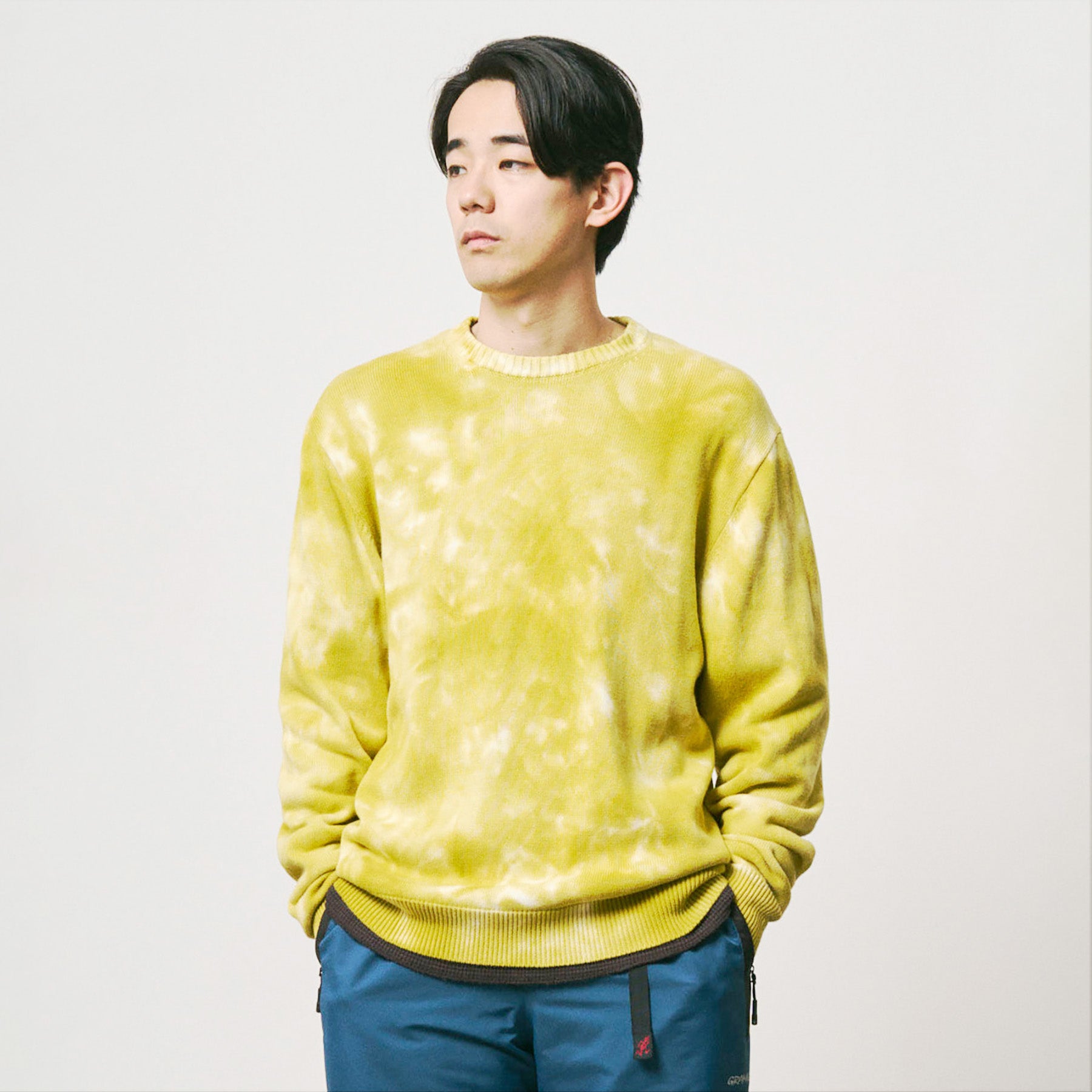 Cotton Knit Crew Sun Fade