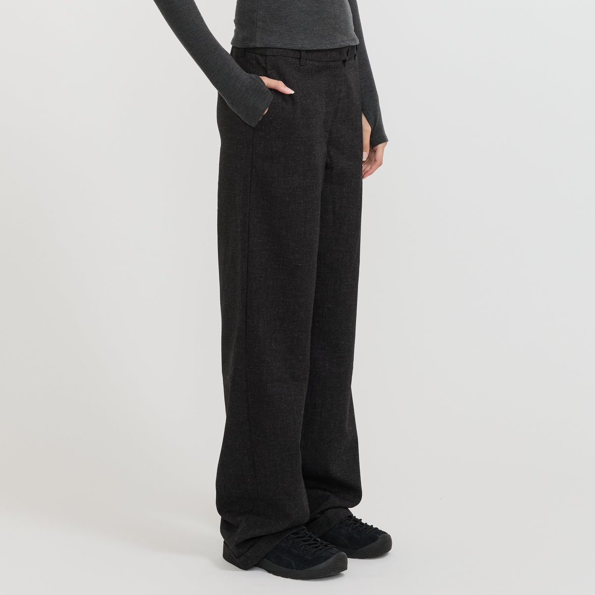 Kennedy Trouser Dark Charcoal