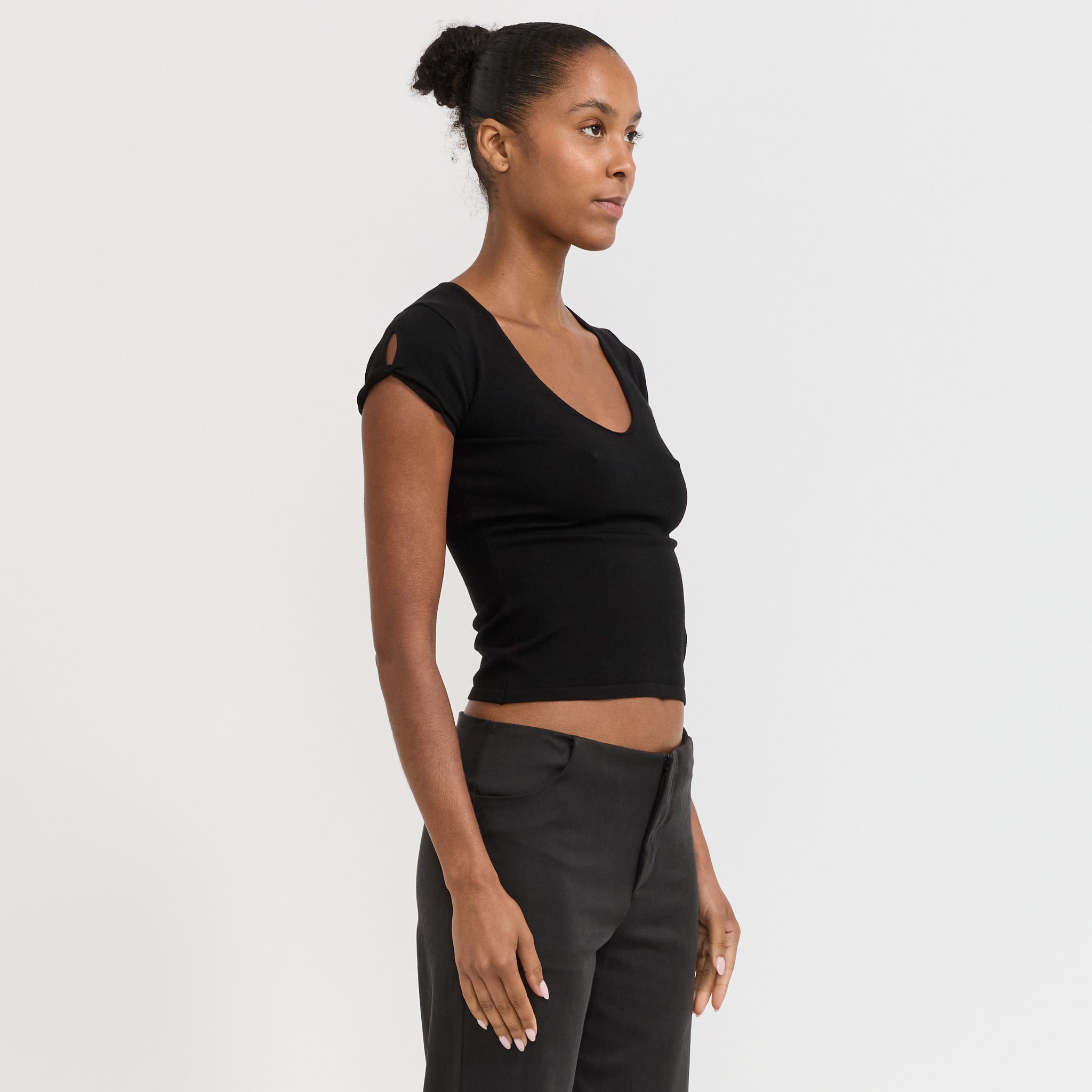 Geel | Kono Top Black | Maplestore