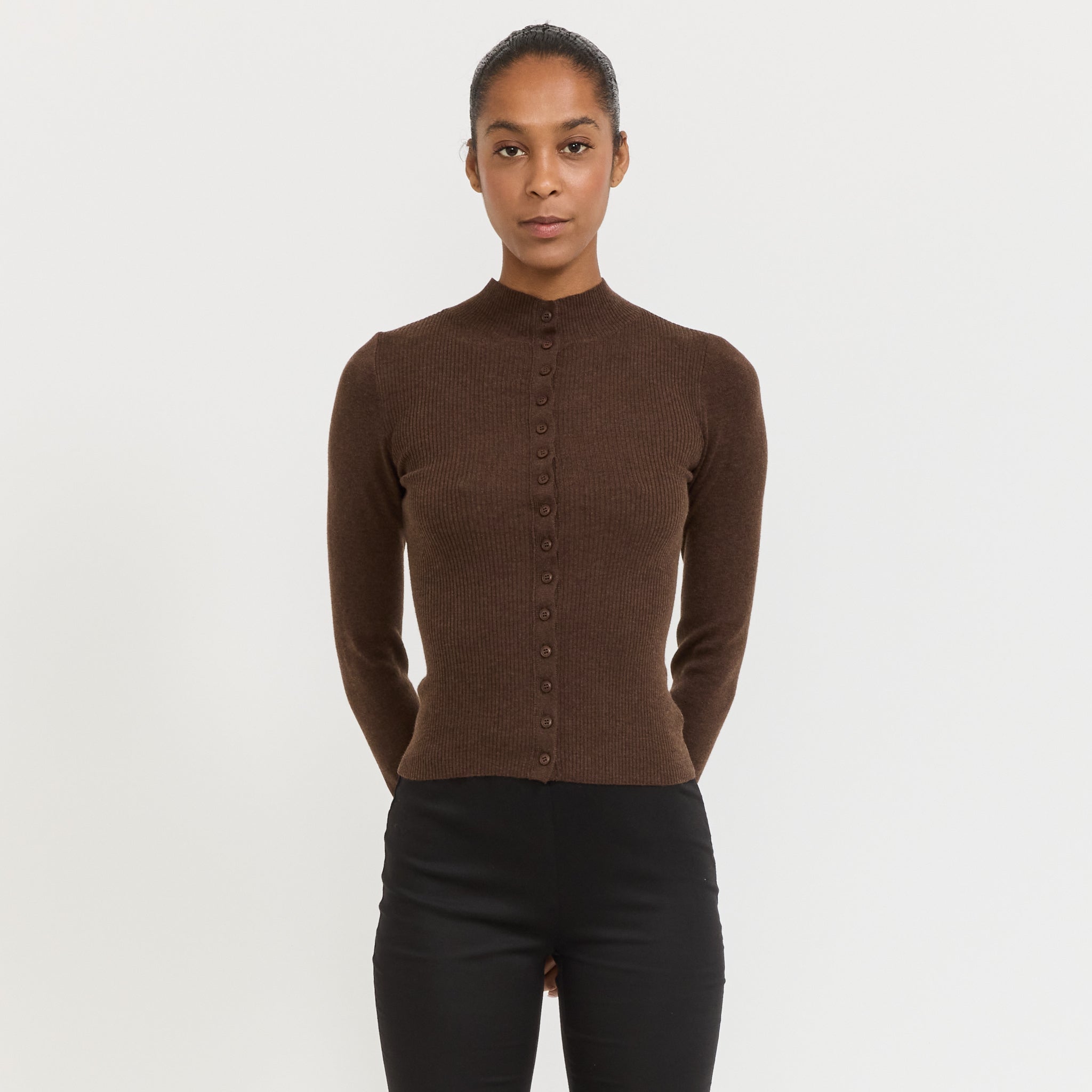 Mylah Cardigan Brown