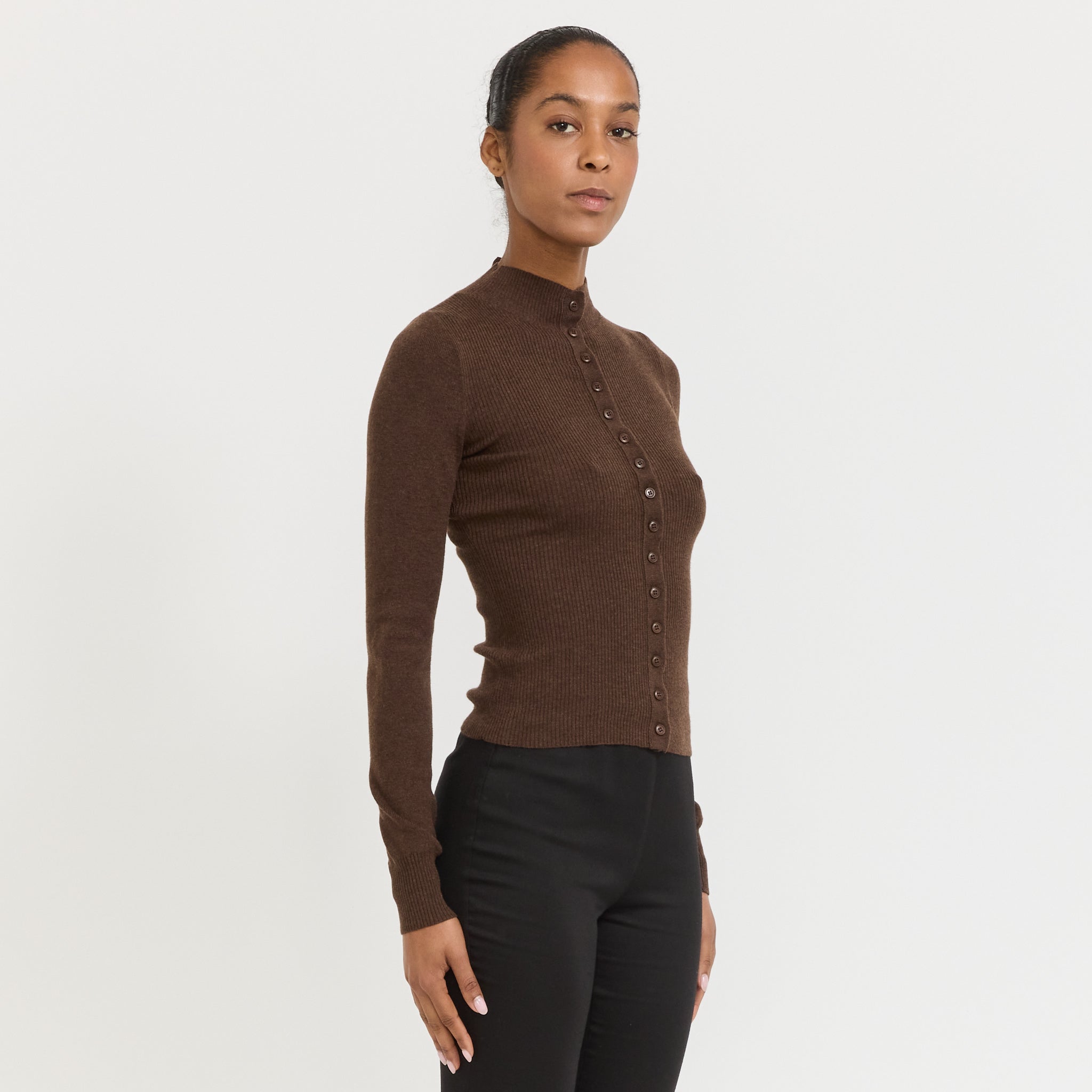 Mylah Cardigan Brown