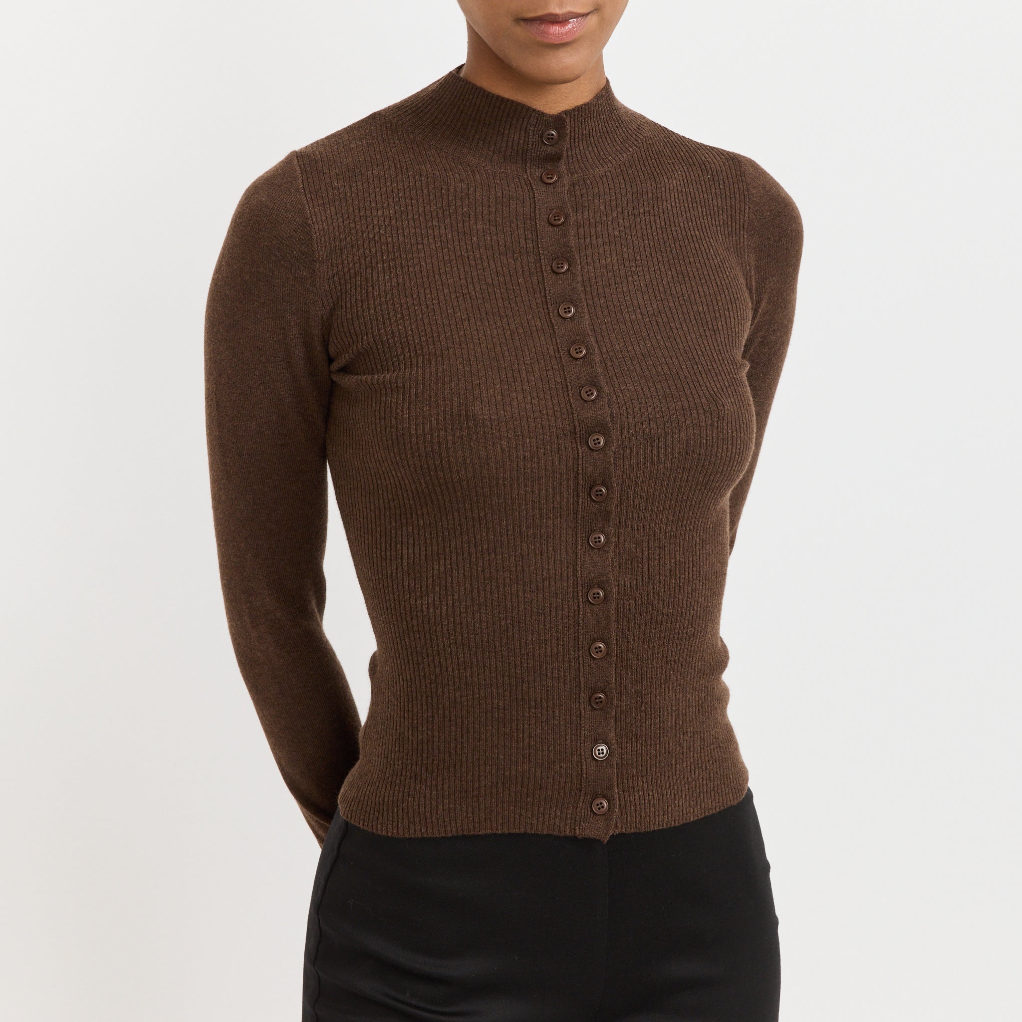 Mylah Cardigan Brown
