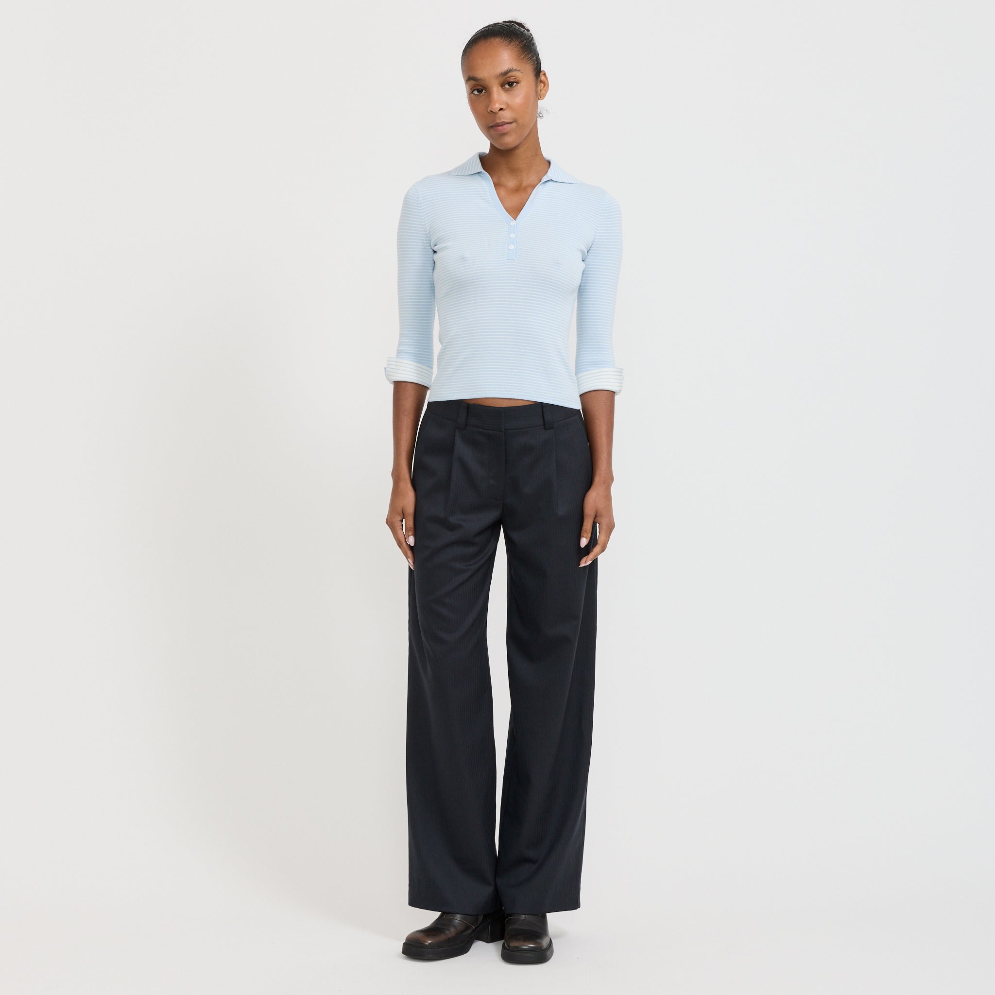 Geel | Naomi Top Light Blue | Maplestore