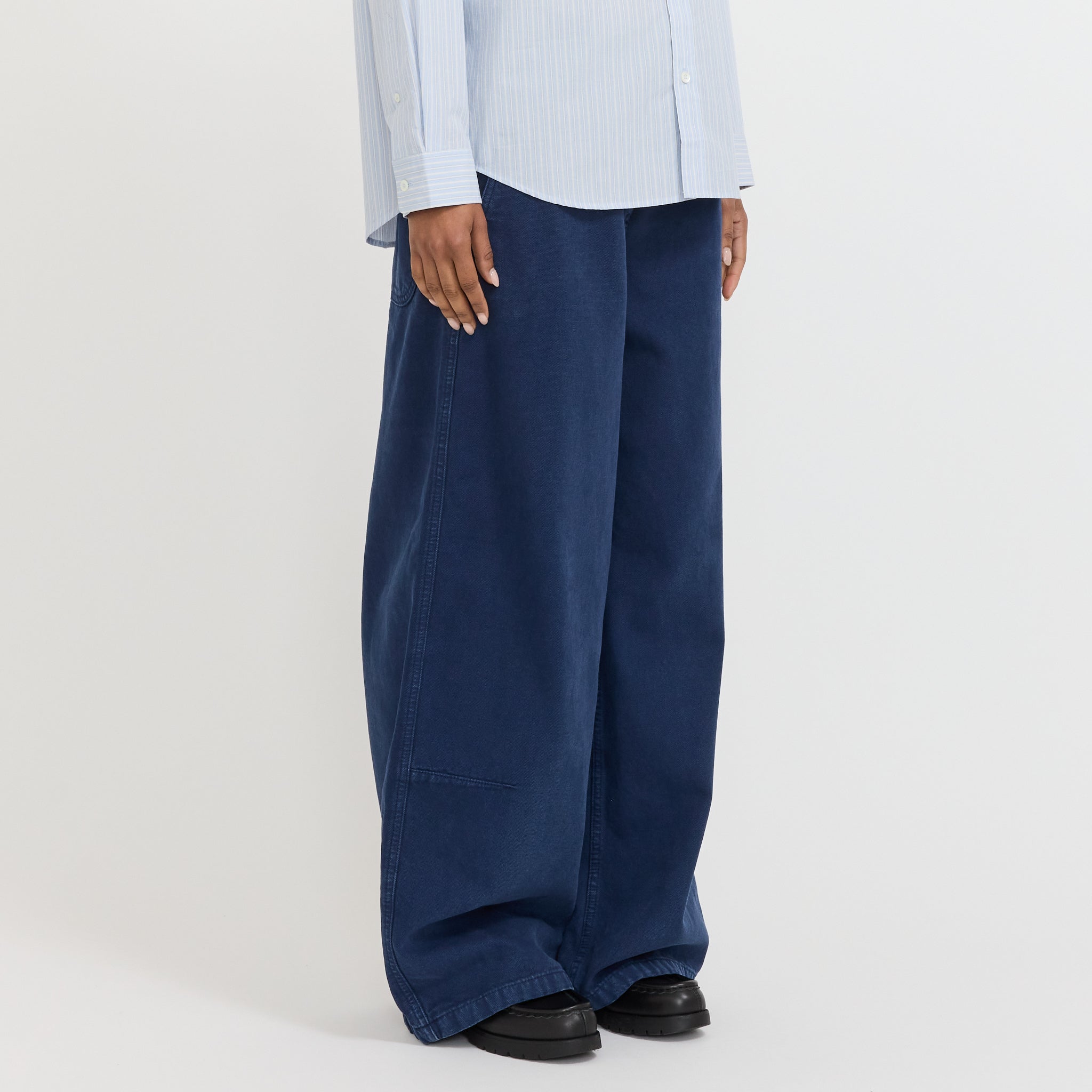 Atlantide Chino Indigo Blue