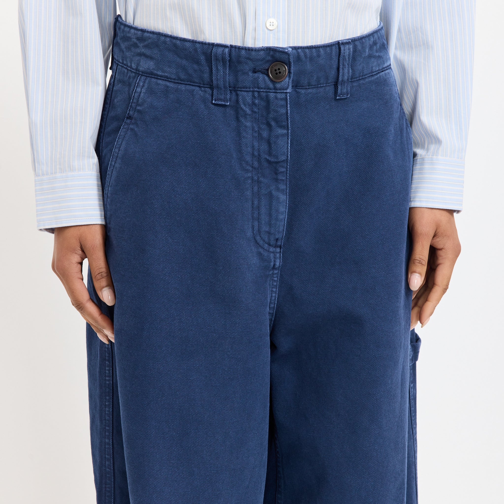 Atlantide Chino Indigo Blue