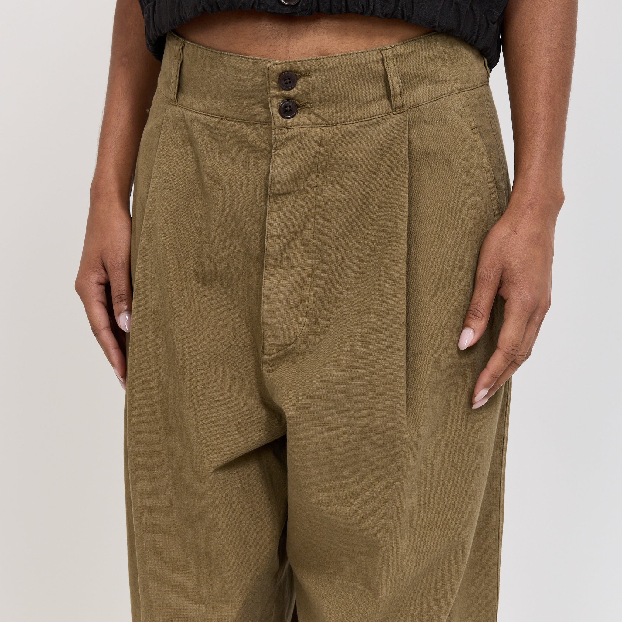 Girls of Dust | British Worker Pant Canteen Green | Maplestore