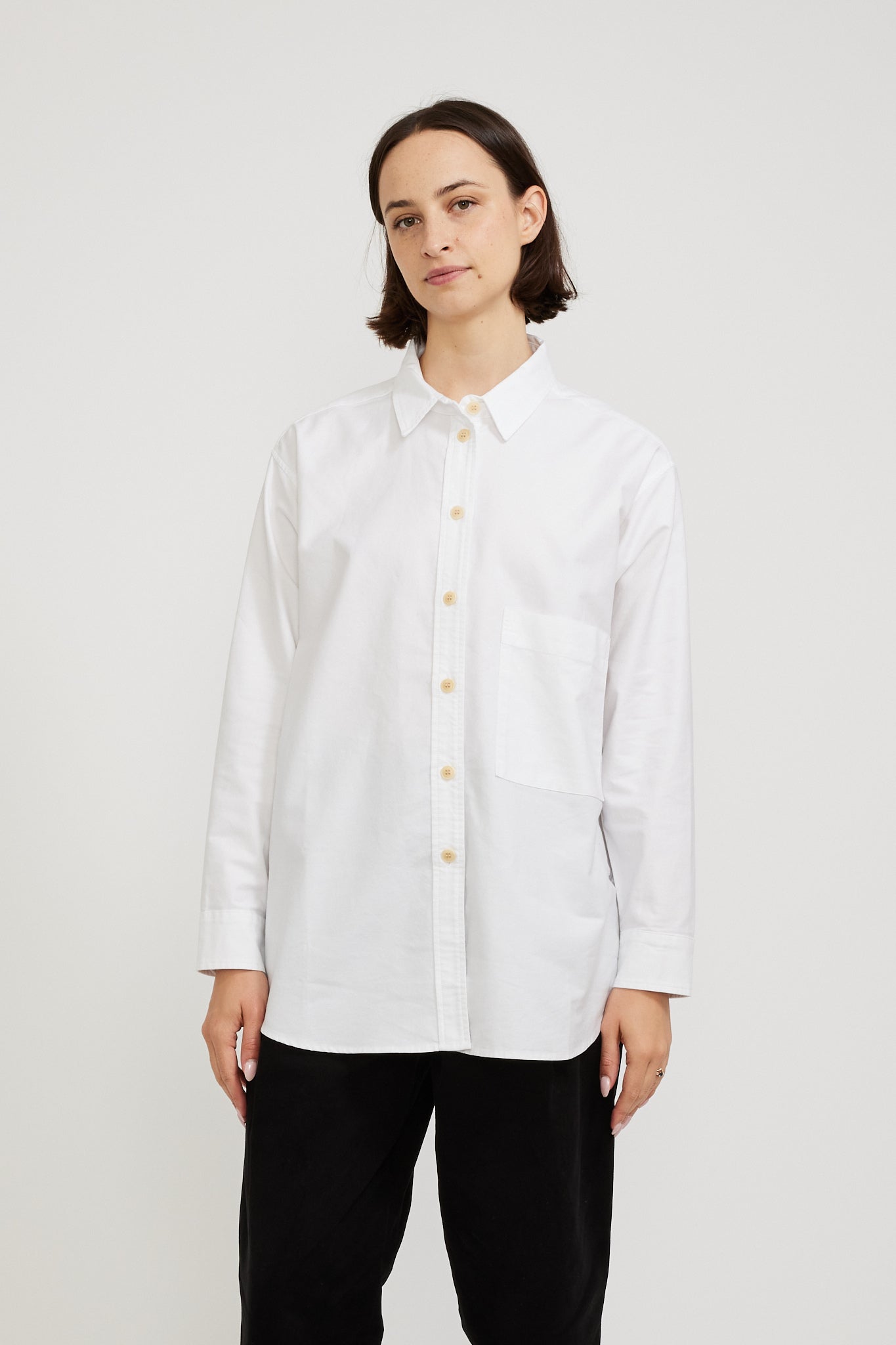 Girls of Dust | Maxi Shirt White Oxford | Maplestore