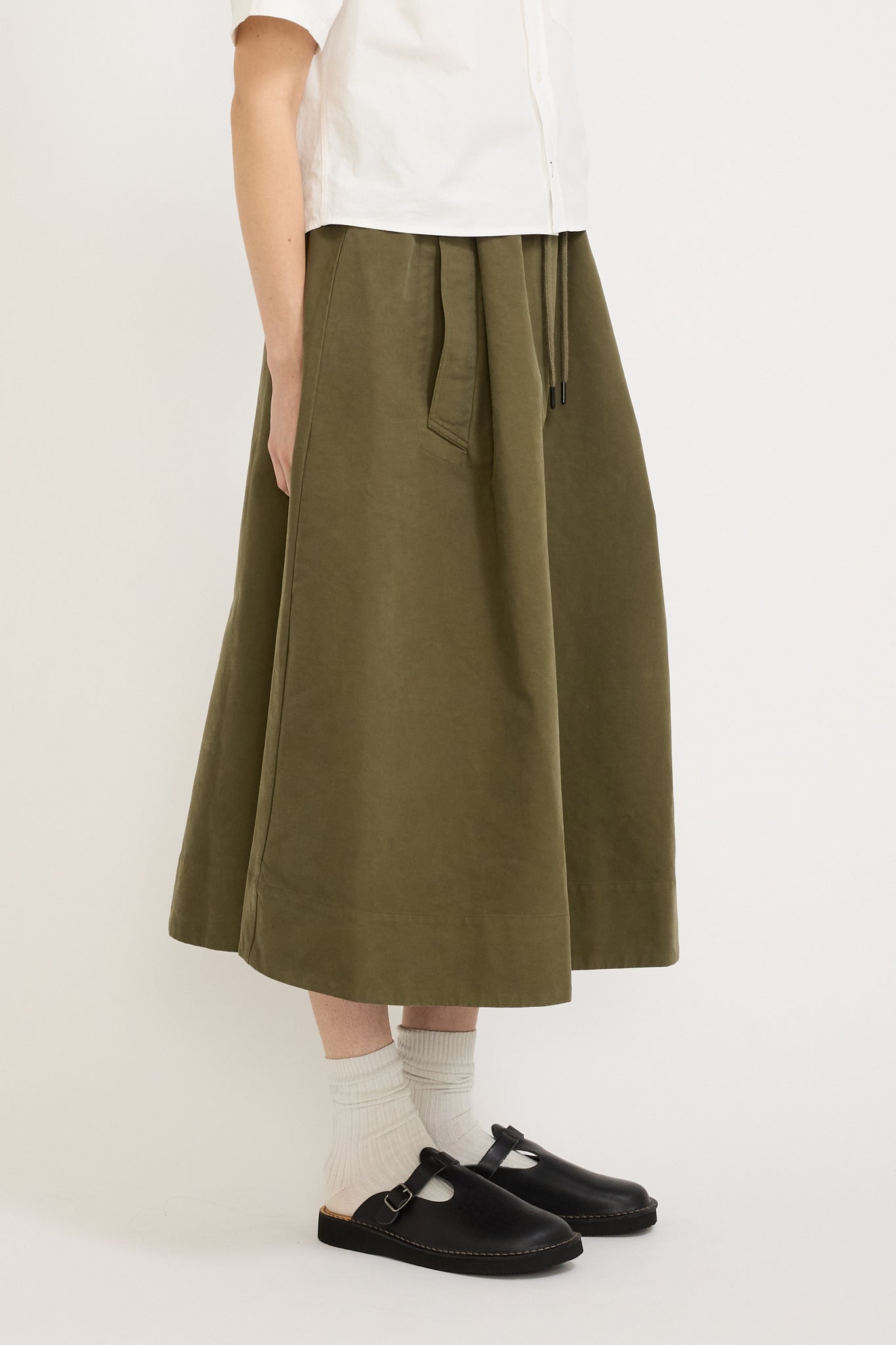 Girls of Dust | Meadow Skirt Dark Olive | Maplestore