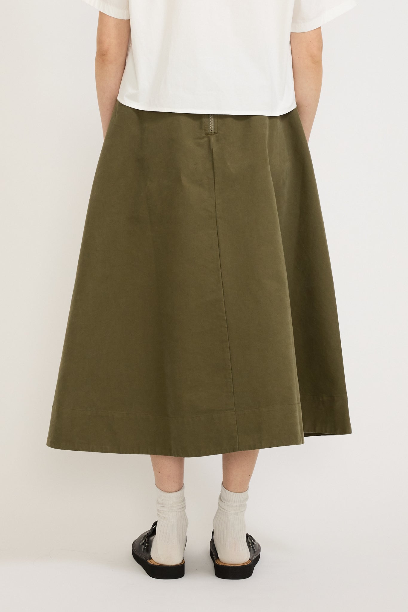 Girls of Dust | Meadow Skirt Dark Olive | Maplestore