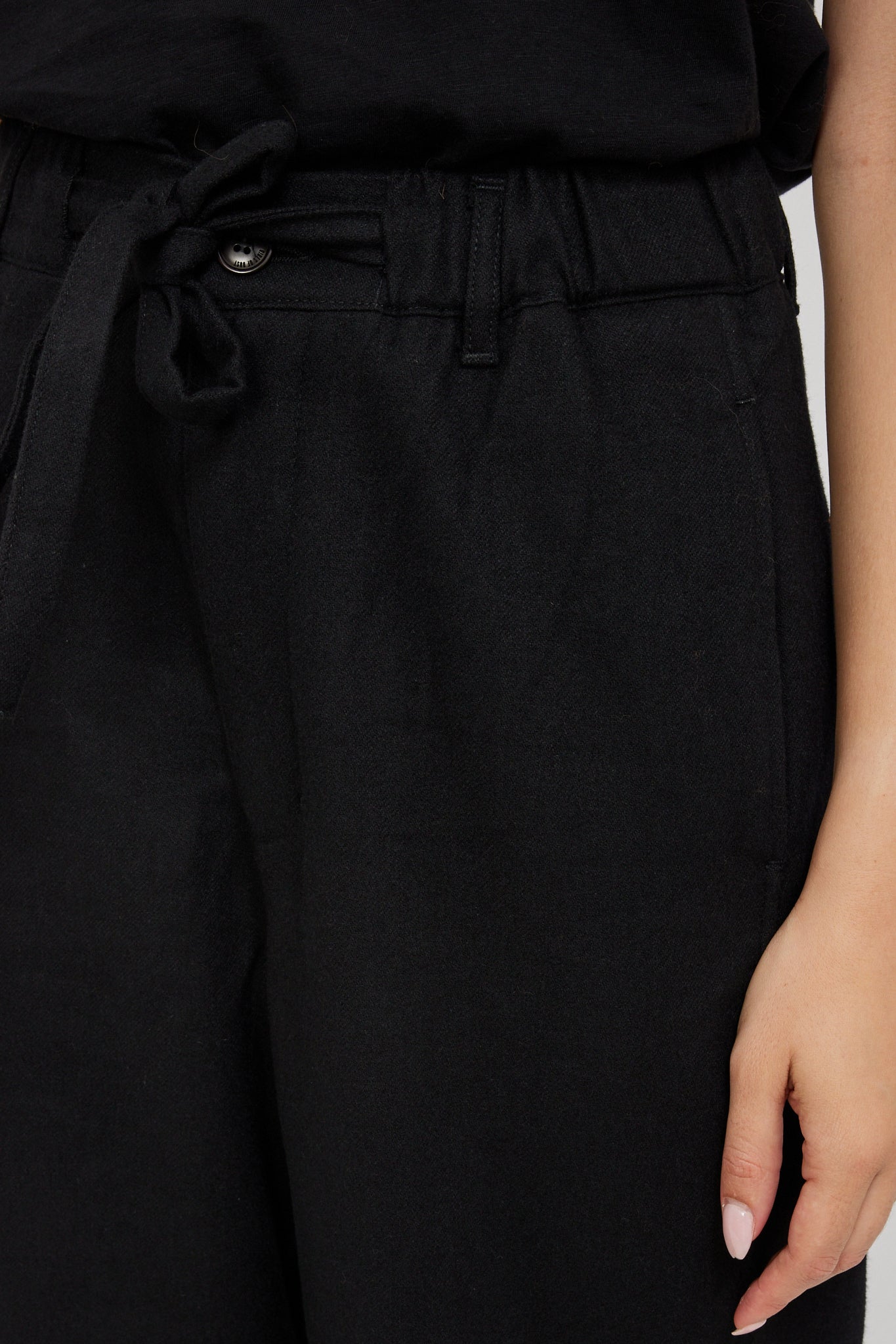 Girls of Dust | Pasha Pants Black Wool | Maplestore