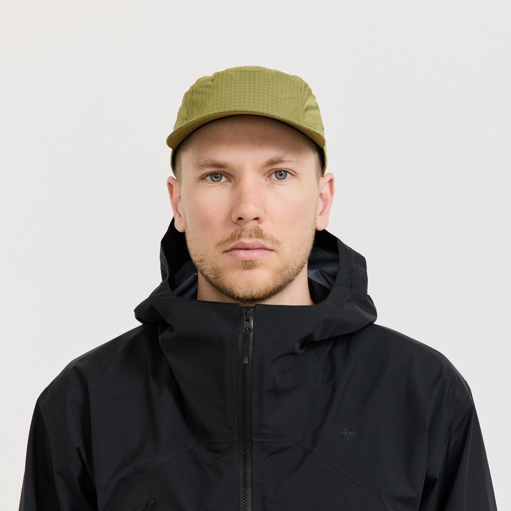 Goldwin | Dope Dyed Ripstop Wind Cap Olive | Maplestore