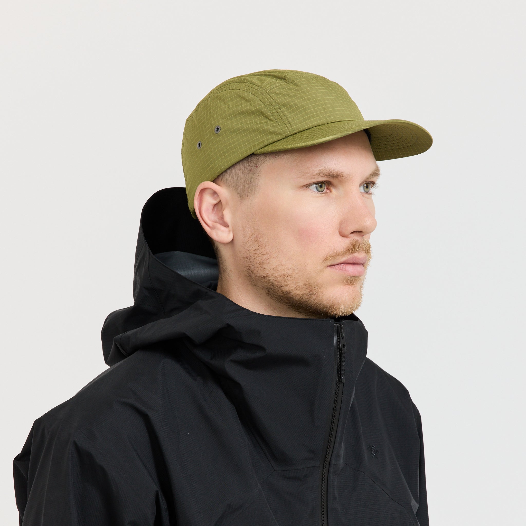 Goldwin | Dope Dyed Ripstop Wind Cap Olive | Maplestore
