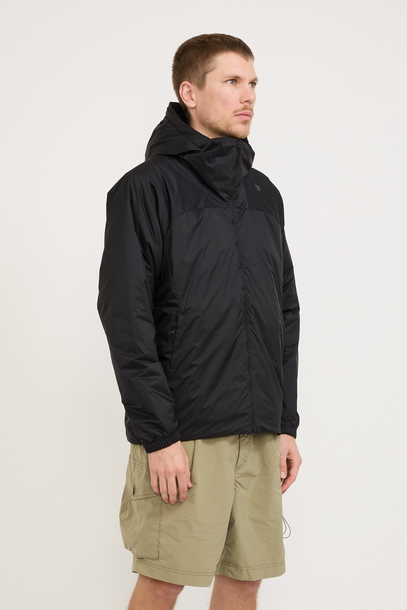 Goldwin | PERTEX QUANTUM Padded Warm Jacket Black | Maplestore