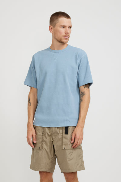 Goldwin | WF Light Gusset T-Shirt Grayish Blue | Maplestore