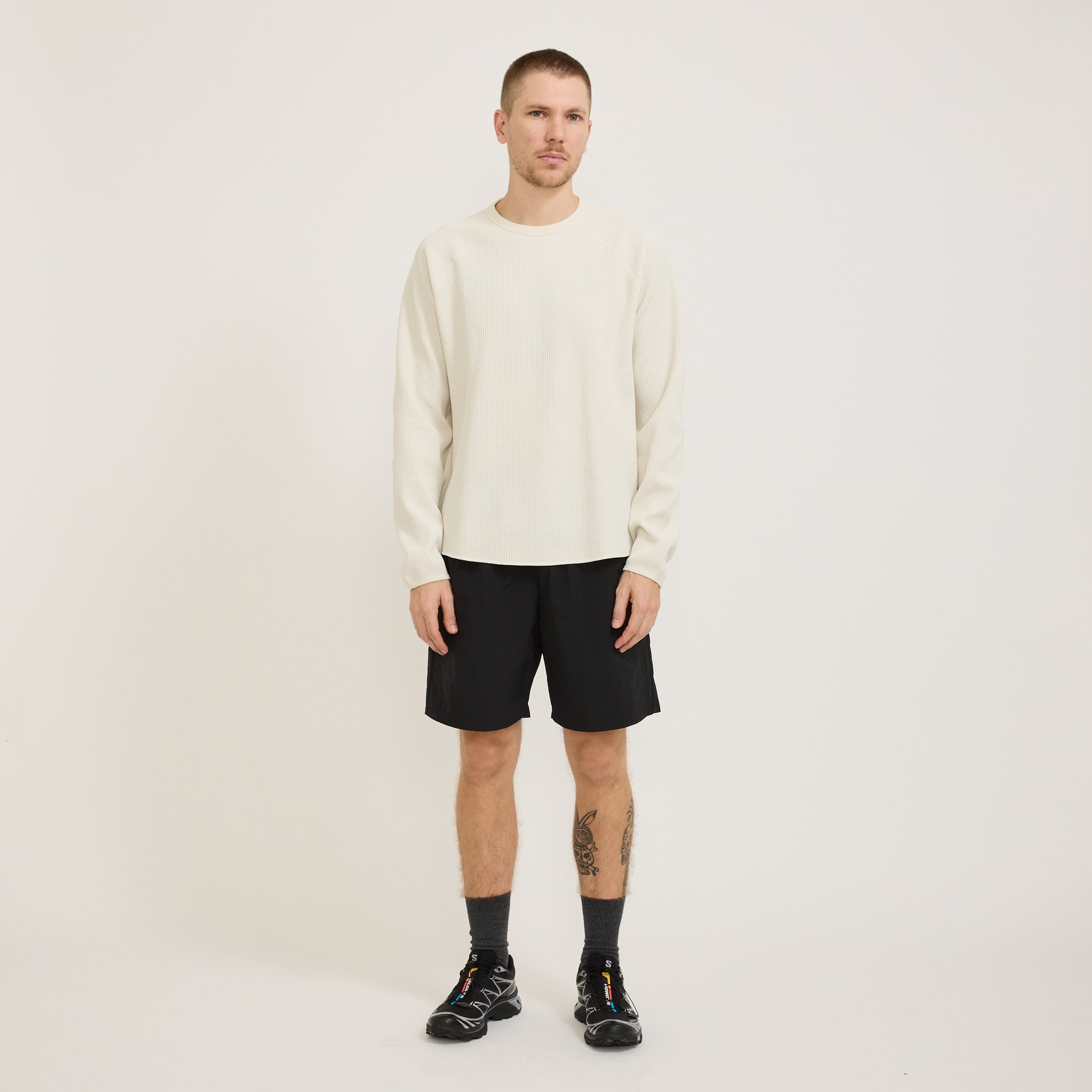 Goldwin | WF Light L/S T-Shirt Ivory | Maplestore