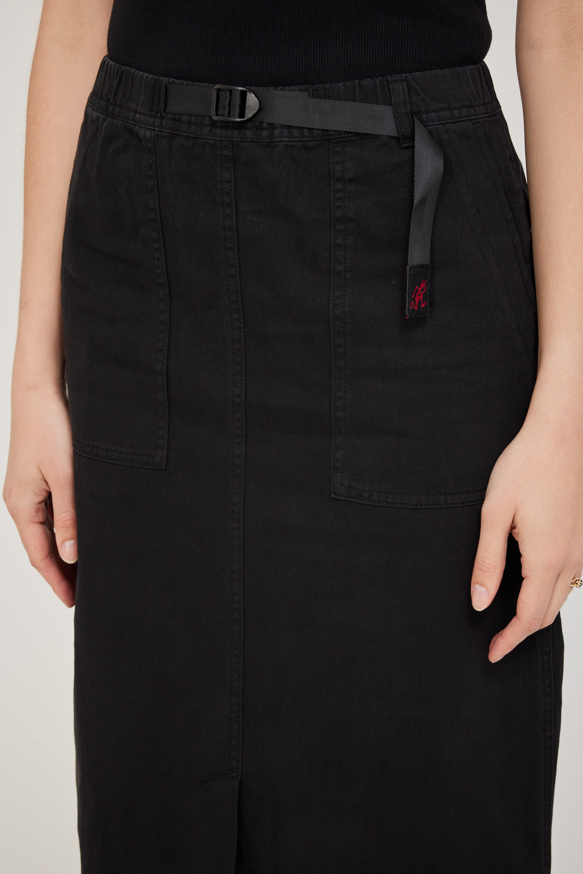 Gramicci | Long Baker Skirt Black | Maplestore