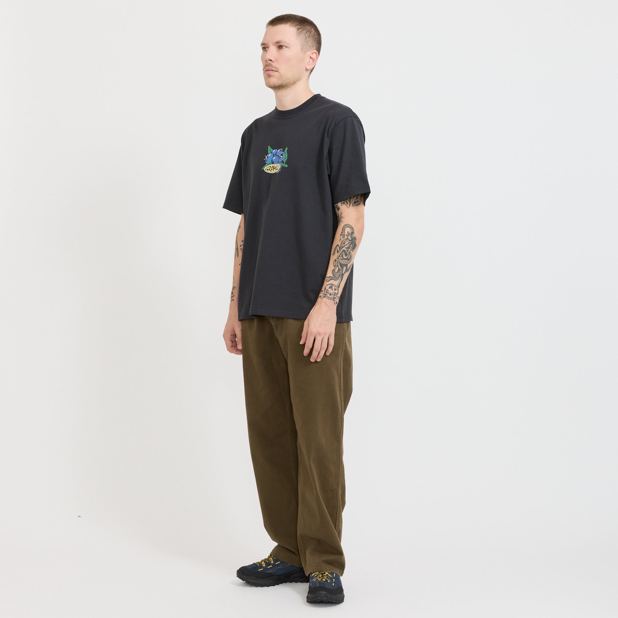 Blueberry Tee Vintage Black