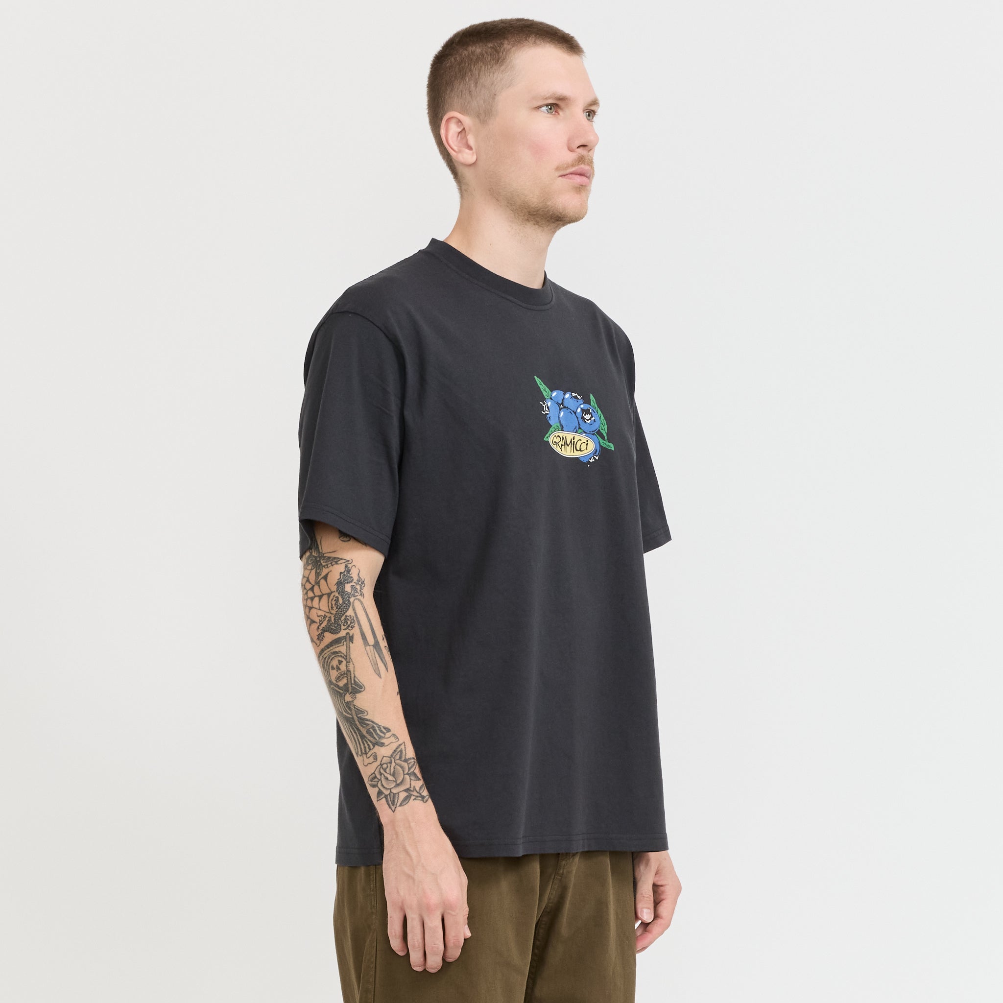Blueberry Tee Vintage Black