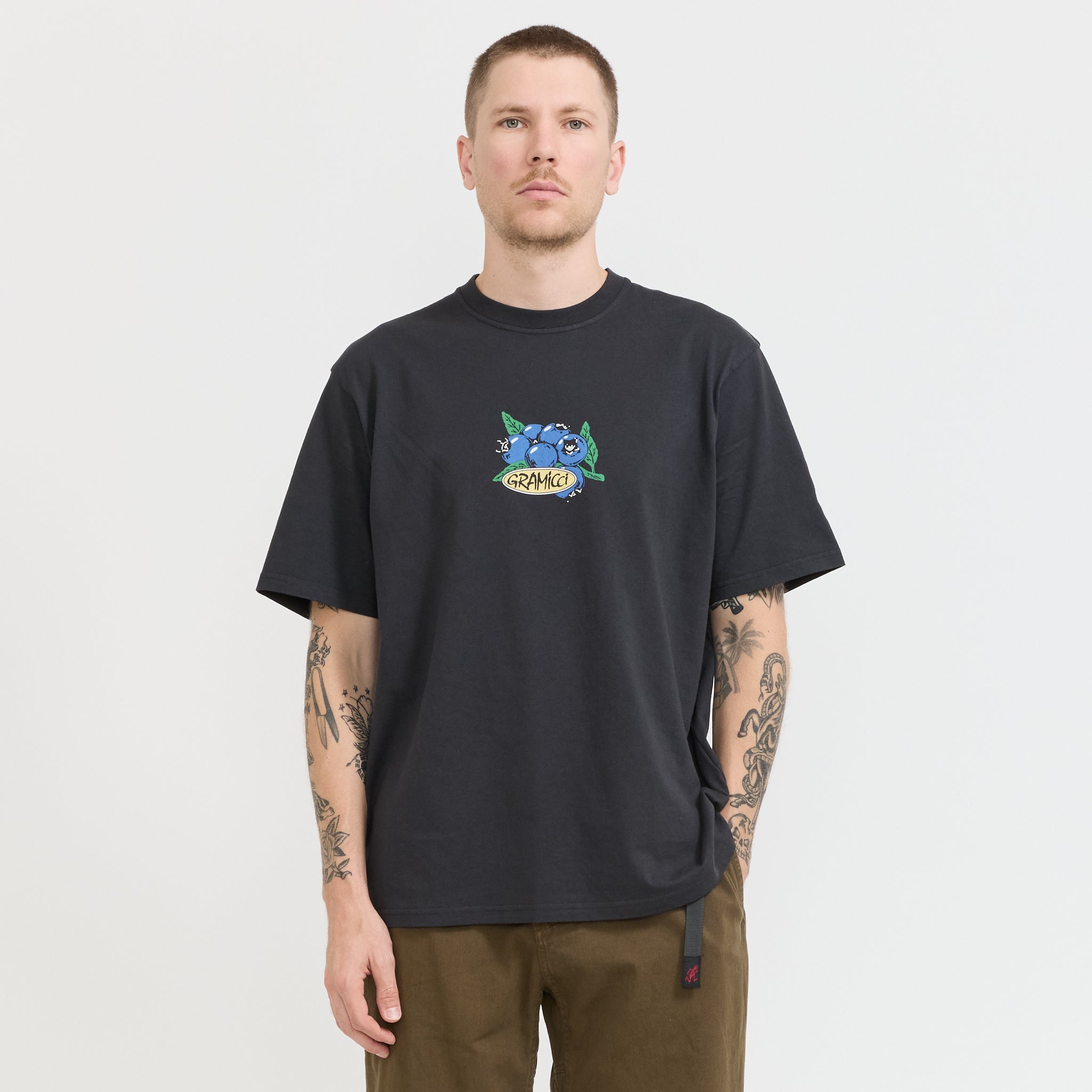 Blueberry Tee Vintage Black