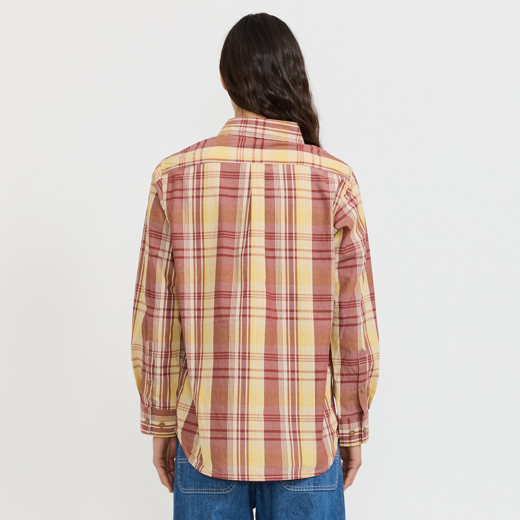 Women's Broadcloth Stance Shirt Mustard